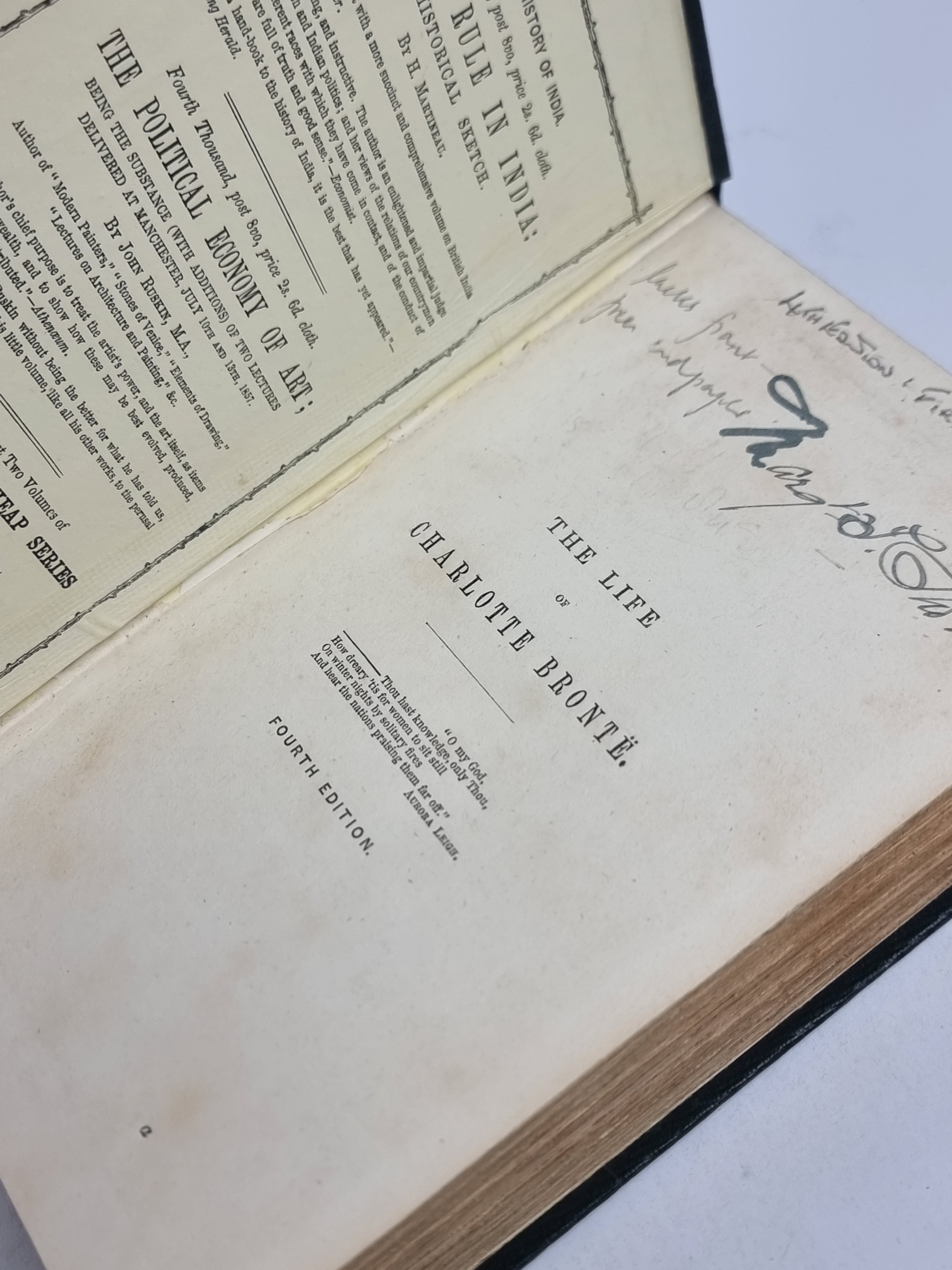 The Life of Charlotte Brontë, E. C. Gaskell — 4th Edition