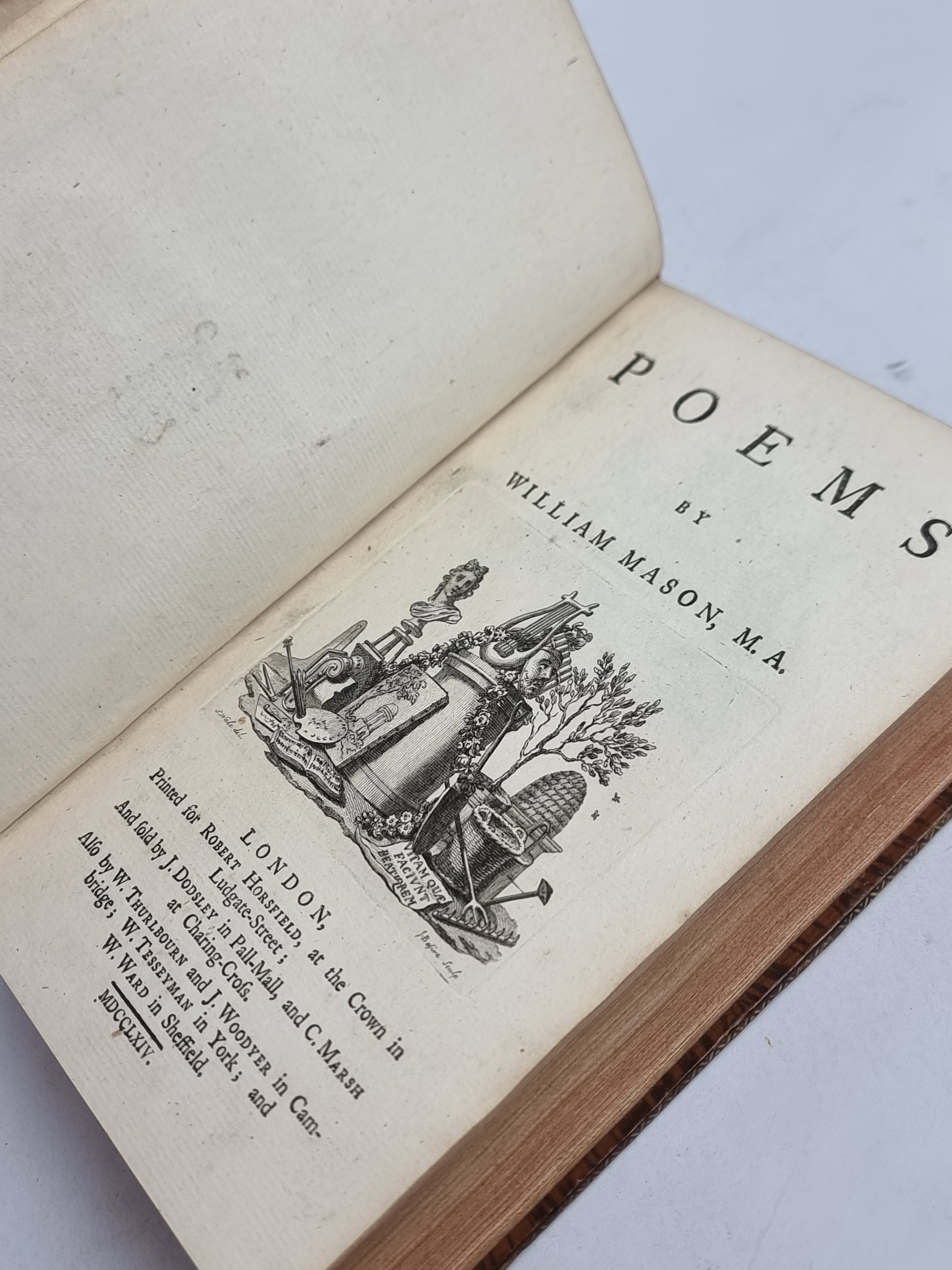 Poems, William Mason, M.A. — 1st Edition