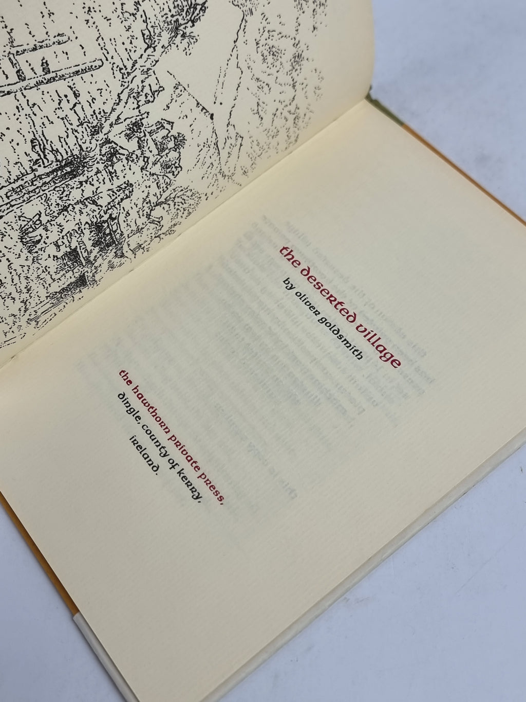 The Deserted Village, Oliver Goldsmith — Limited Edition