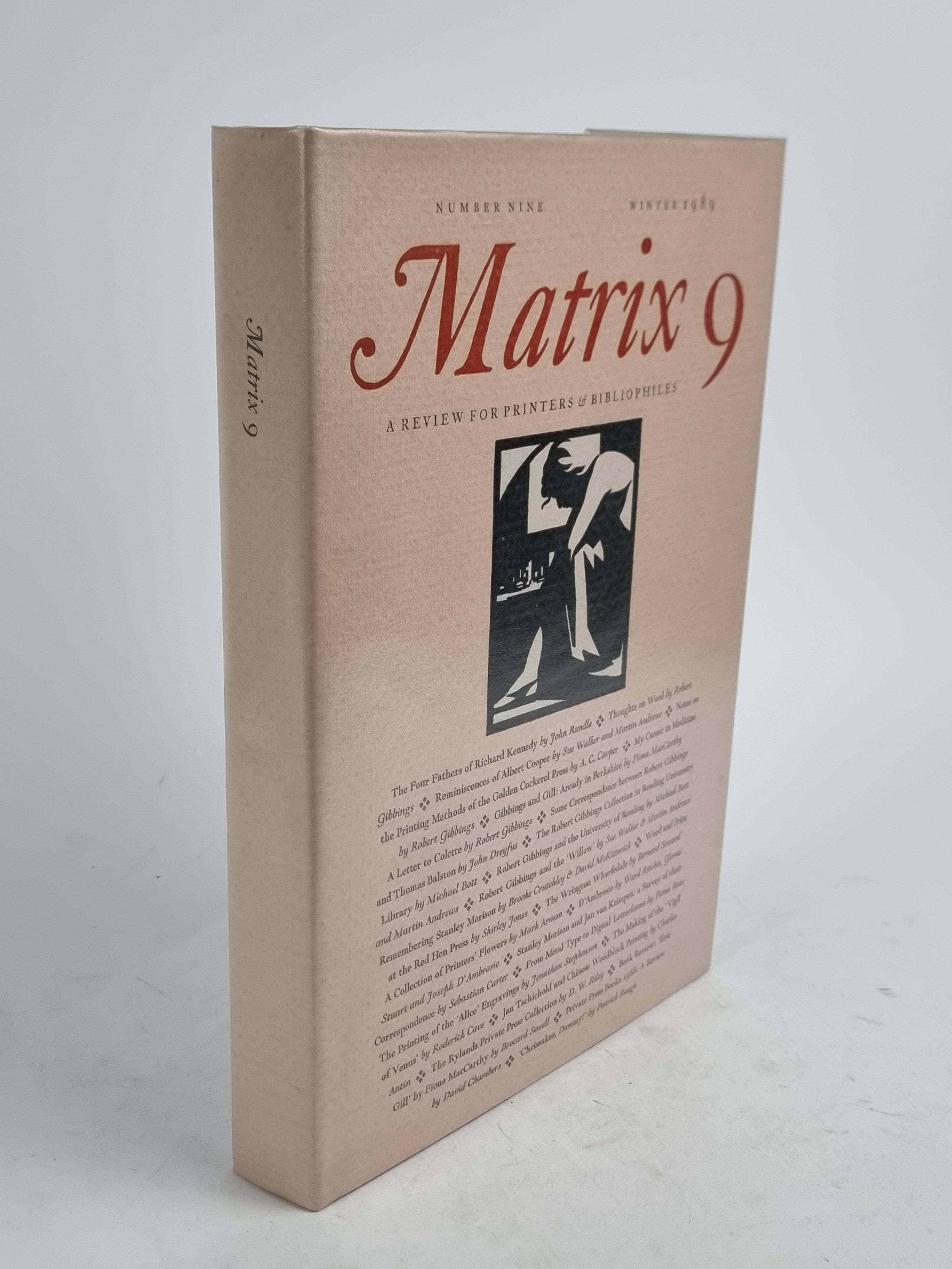 Matrix 9: A Review for Printers & Bibliophiles, Winter 1989 — 1st Edition