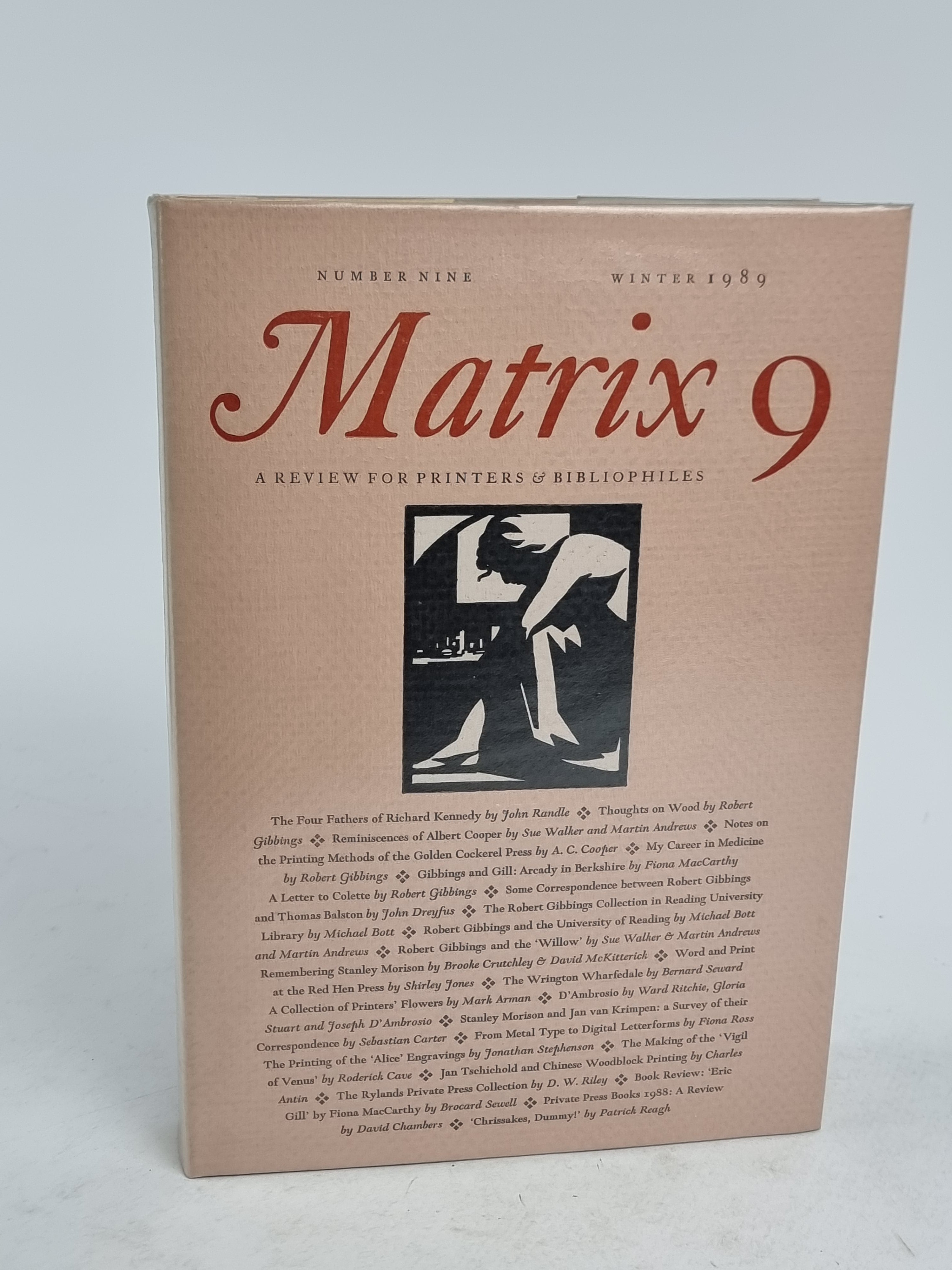 Matrix 9: A Review for Printers & Bibliophiles, Winter 1989 — 1st Edition