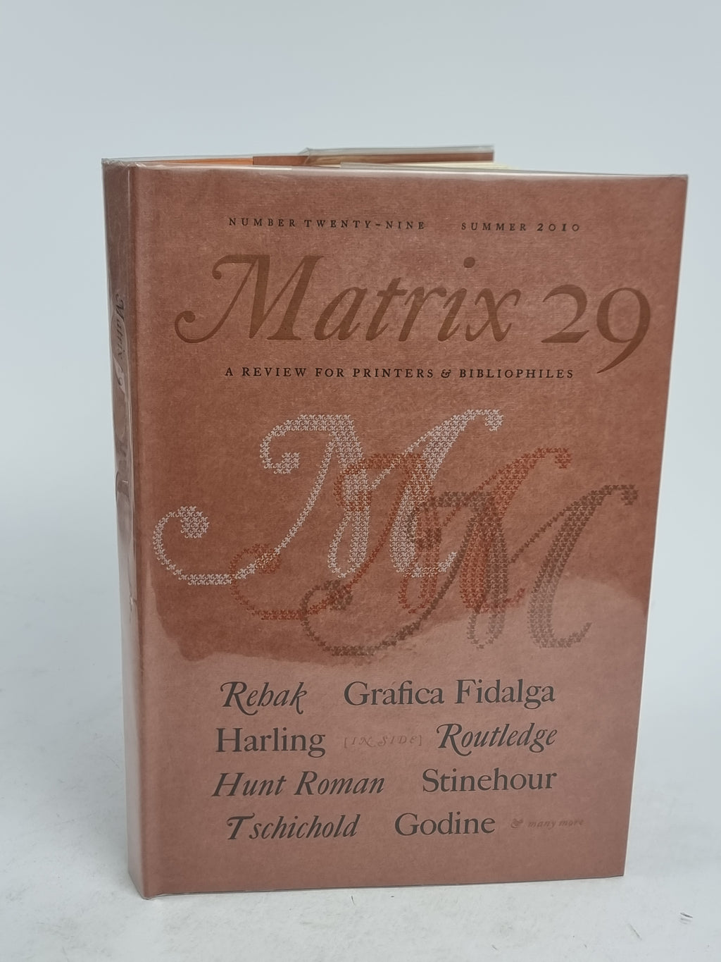 Matrix 29: A Review for Printers & Bibliophiles — 1st Edition