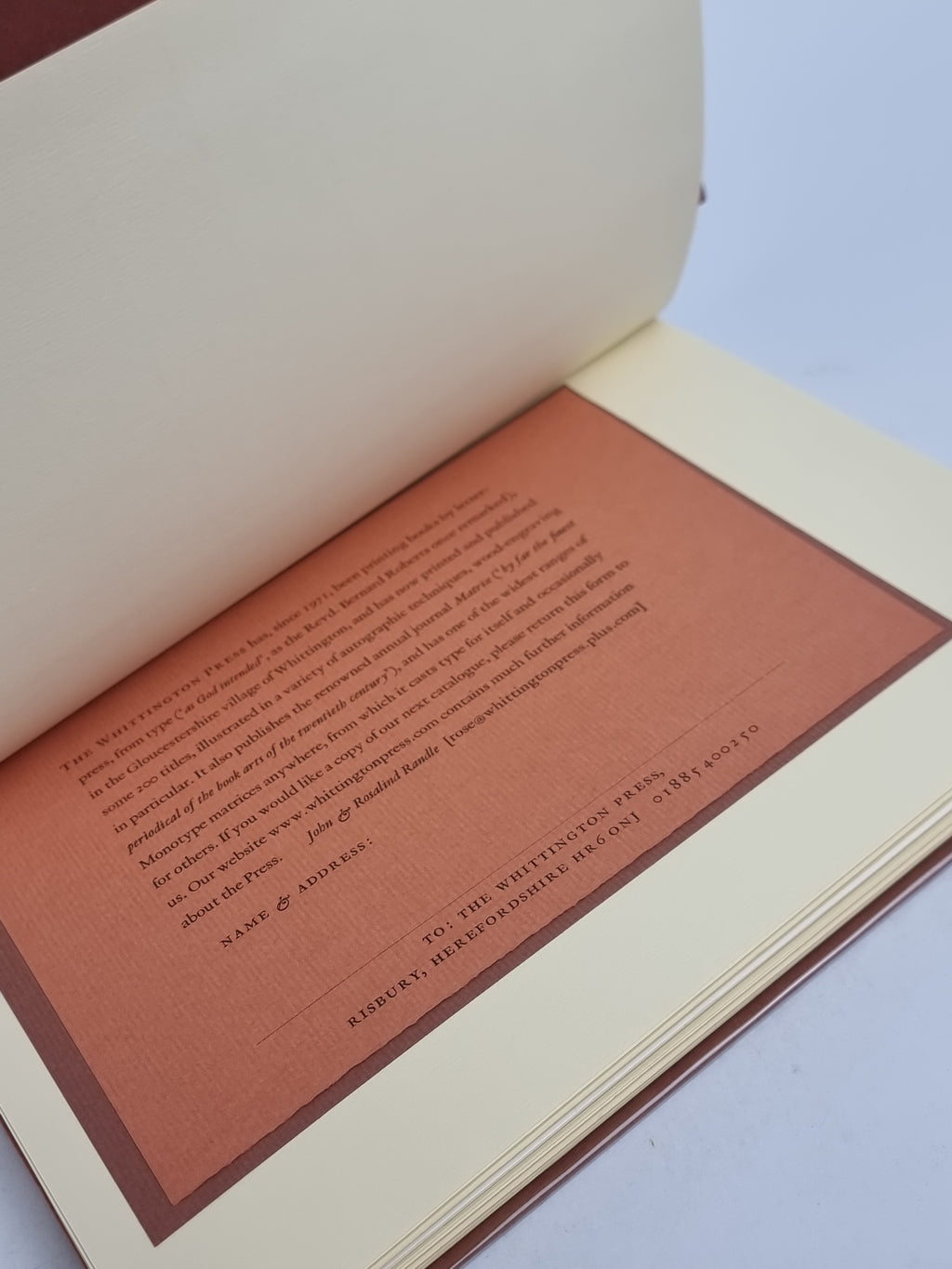 Matrix 29: A Review for Printers & Bibliophiles — 1st Edition