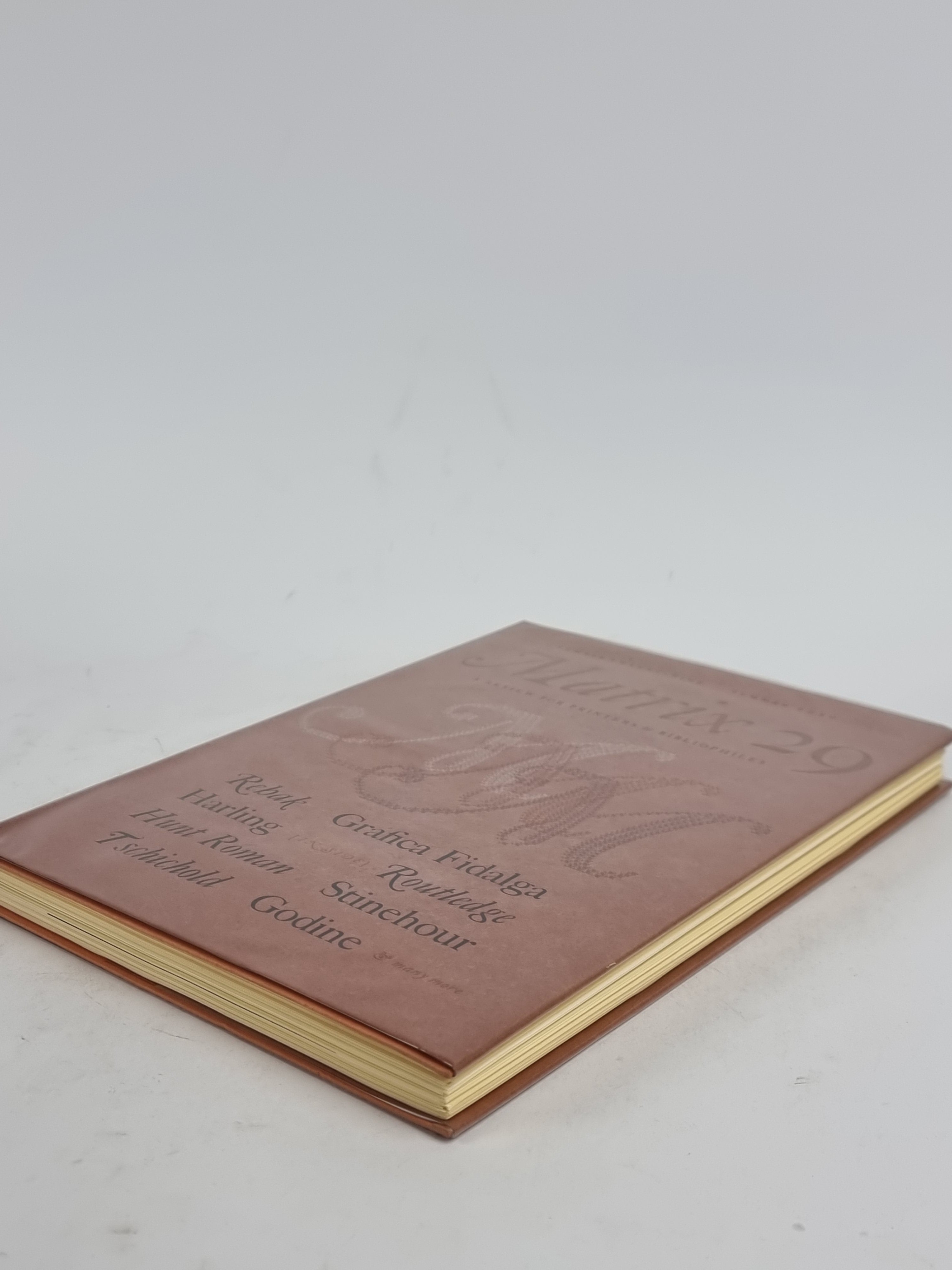 Matrix 29: A Review for Printers & Bibliophiles — 1st Edition