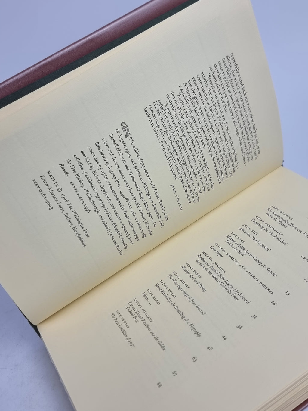 Matrix 16: A Review for Printers and Bibliophiles — 1st Edition