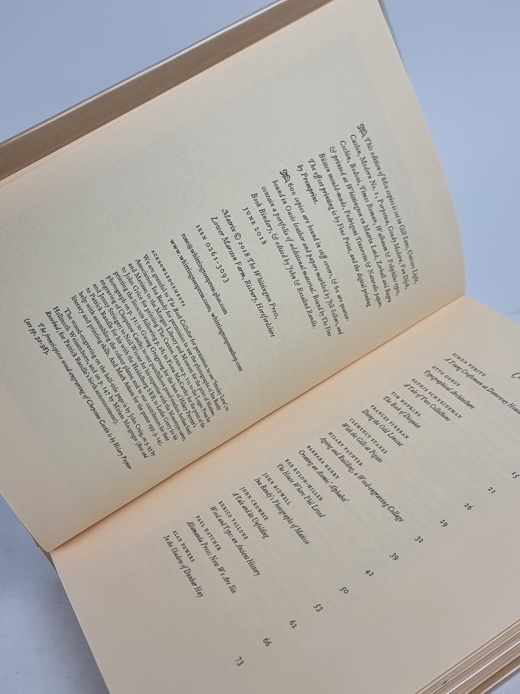 Matrix 35: A Review for Printers & Bibliophiles — 1st Edition