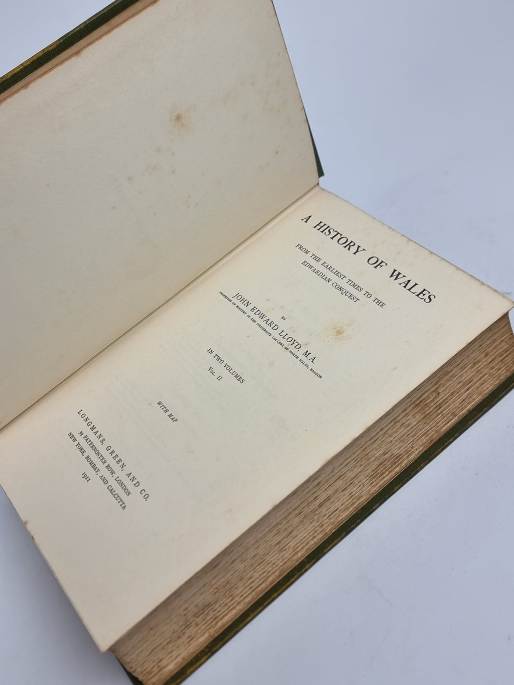 A History of Wales from the Earliest Times to the Edwardian Conquest, John Edward Lloyd