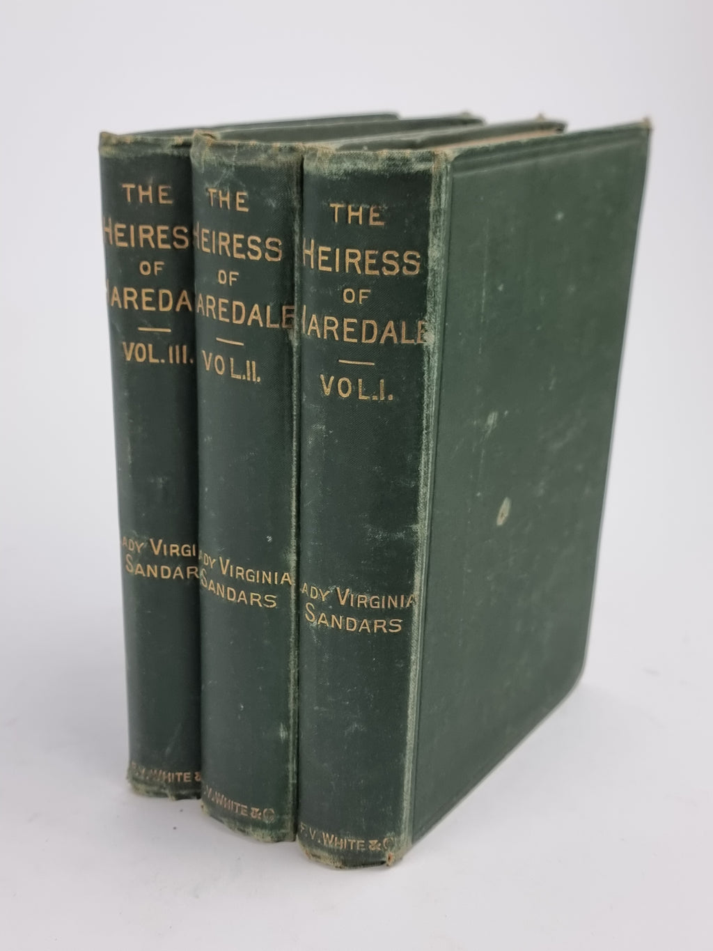The Heiress of Haredale, Lady Virginia Sandars — 1st Edition