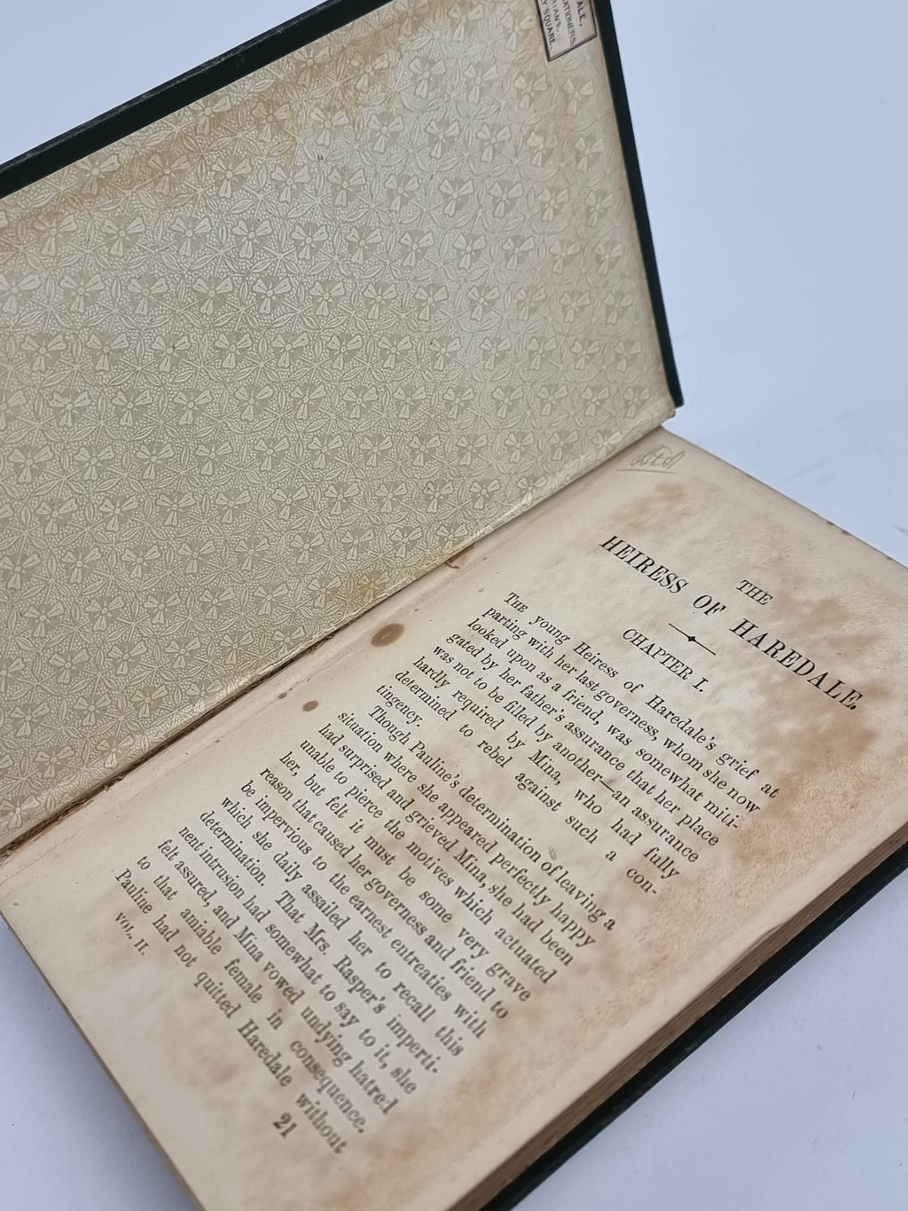 The Heiress of Haredale, Lady Virginia Sandars — 1st Edition