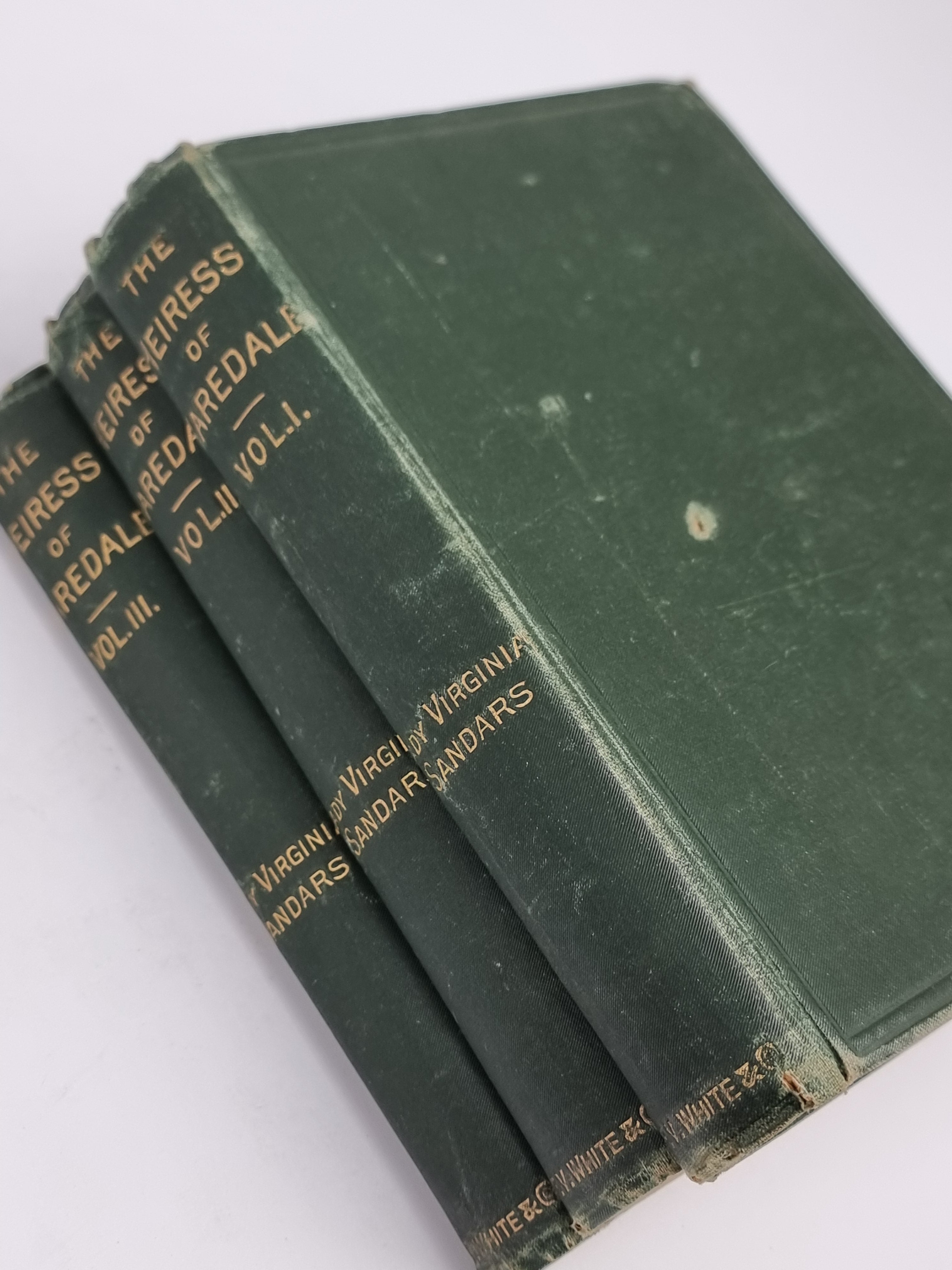 The Heiress of Haredale, Lady Virginia Sandars — 1st Edition