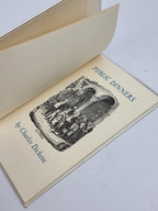 Public Dinners, Charles Dickens — Limited Edition