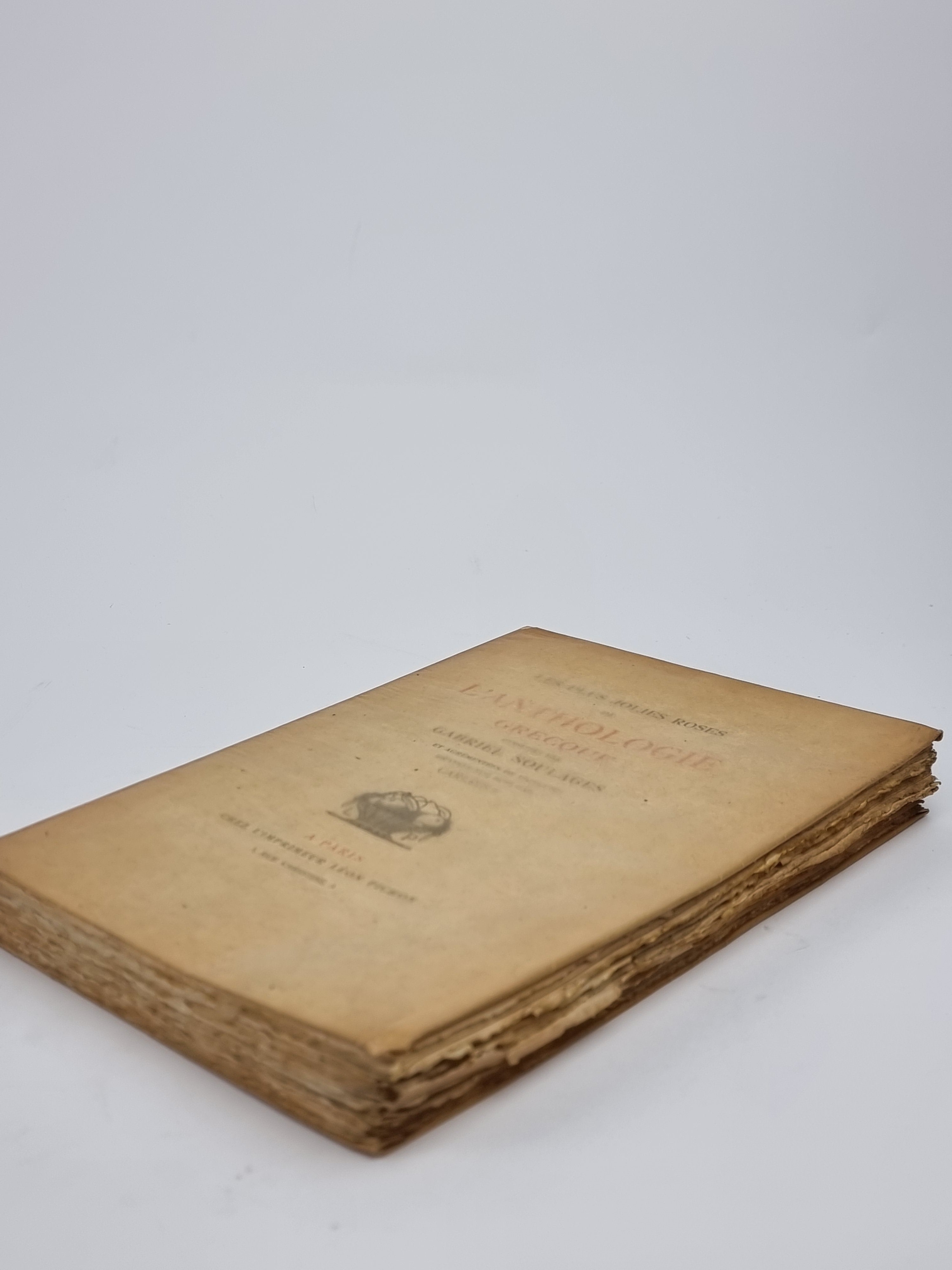 Les Plus Jolies Roses de l'Anthologie Grecque, Gabriel Soulages — Limited Ed
