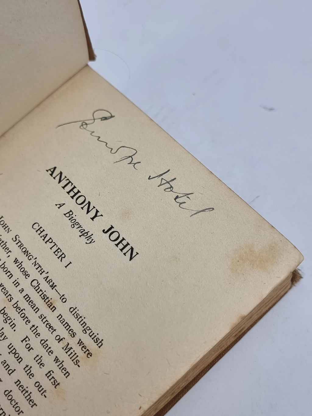 Anthony John: A Biography, Jerome K. Jerome — 1st Edition