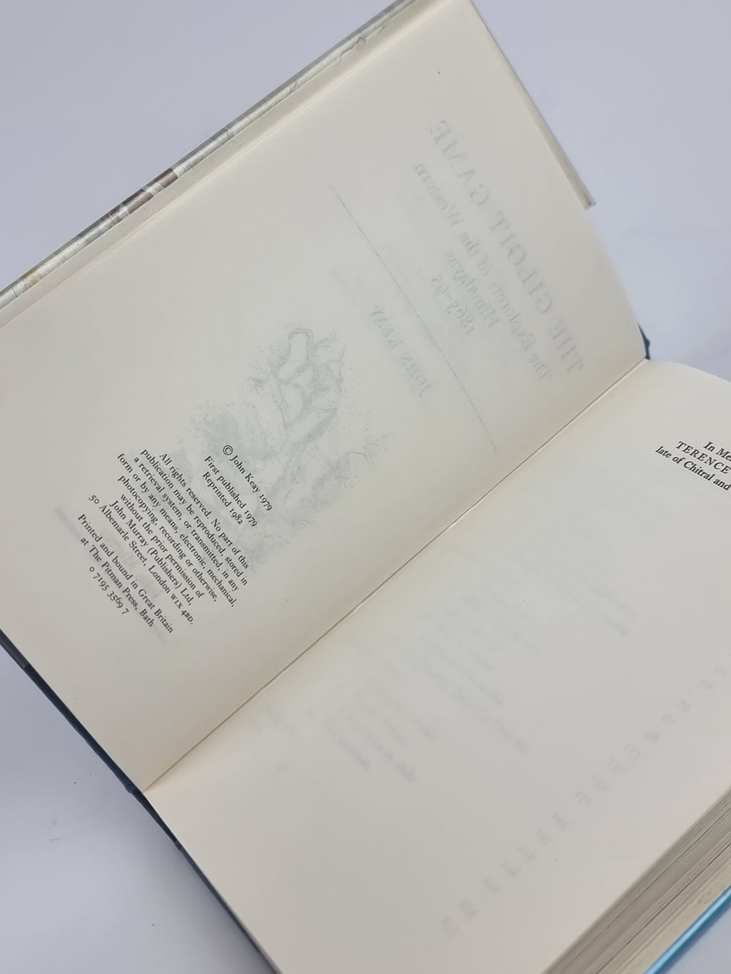 The Gilgit Game, John Keay — 1982 Reprint