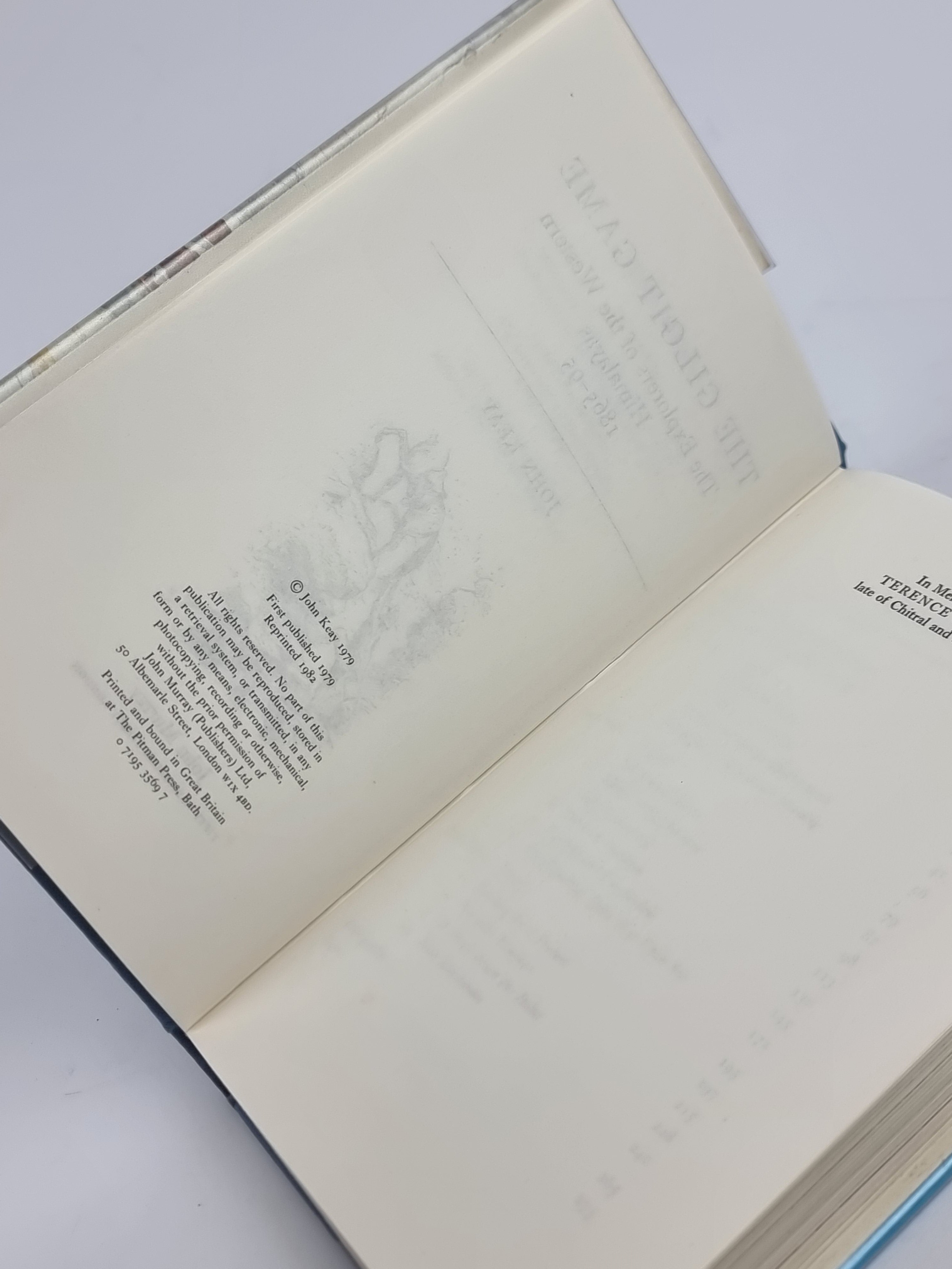 The Gilgit Game, John Keay — 1982 Reprint