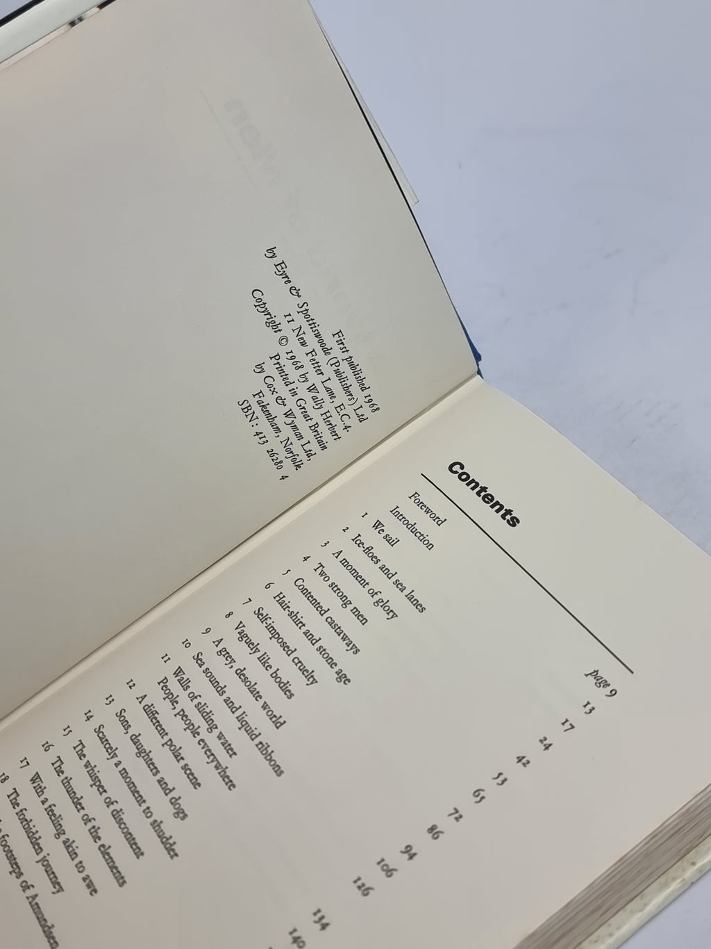 A World of Men, Wally Herbert — 1st Edition