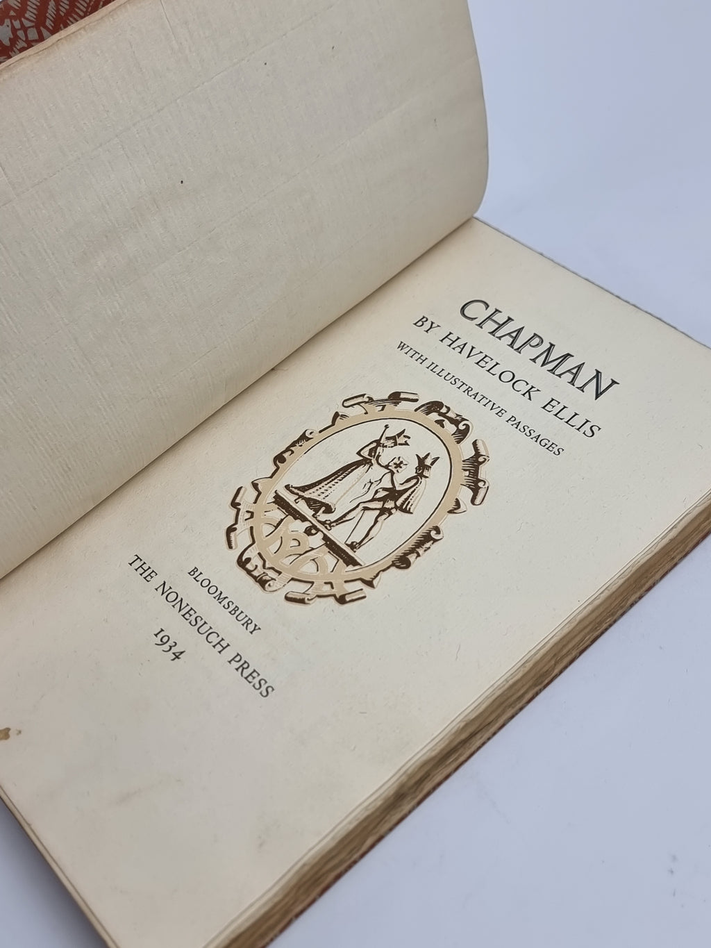 Chapman, Havelock Ellis — 1st Edition, Limited