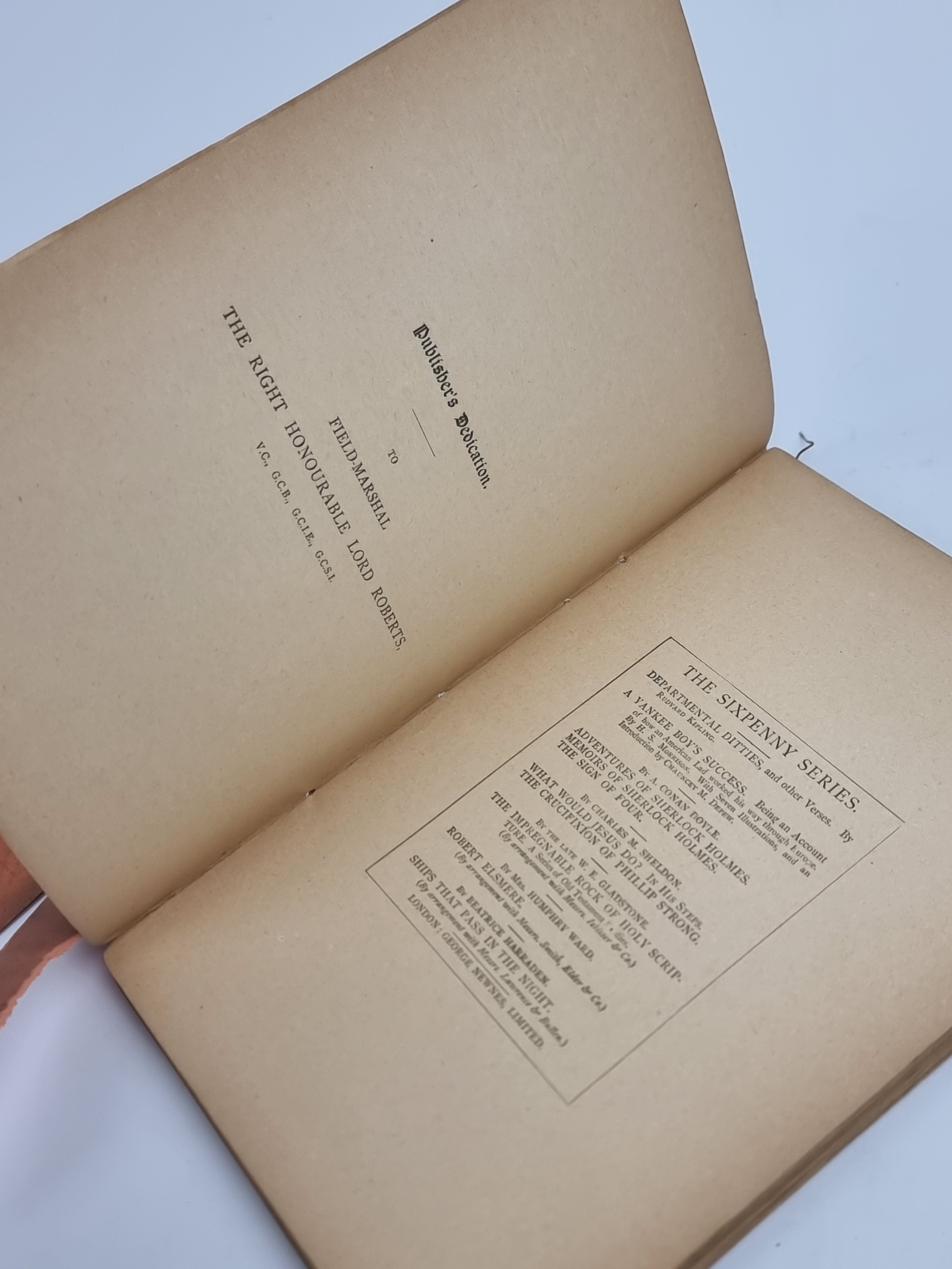 Departmental Ditties and Other Verses, Rudyard Kipling — The Sixpenny Series