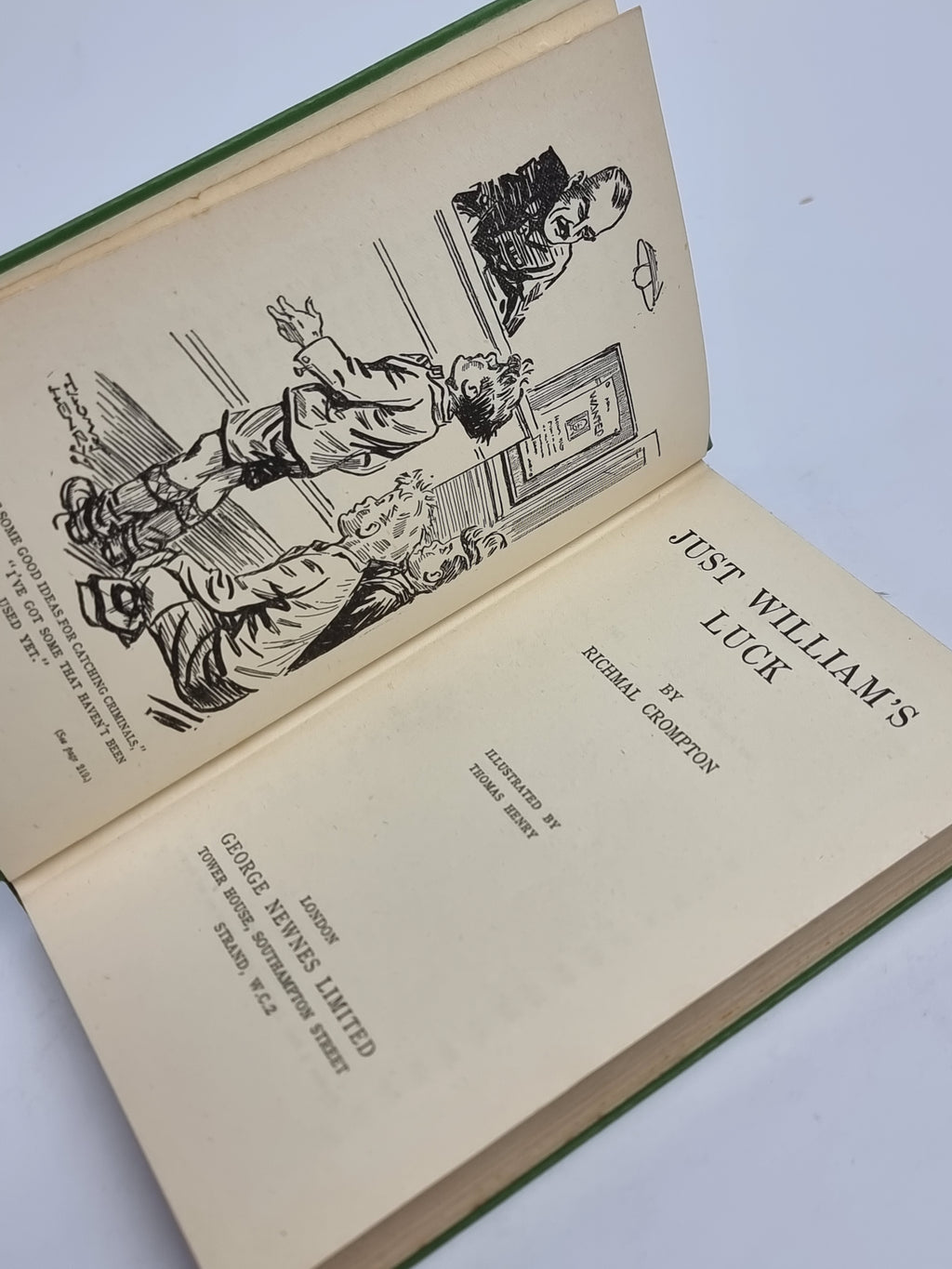 Just William's Luck, Richmal Crompton — 1st Edition