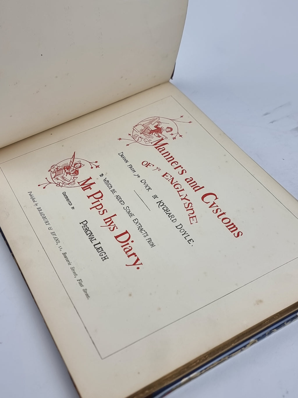 Manners and Cvstoms of ye Englyshe, Percival Leigh & Richard Doyle — 1st Ed