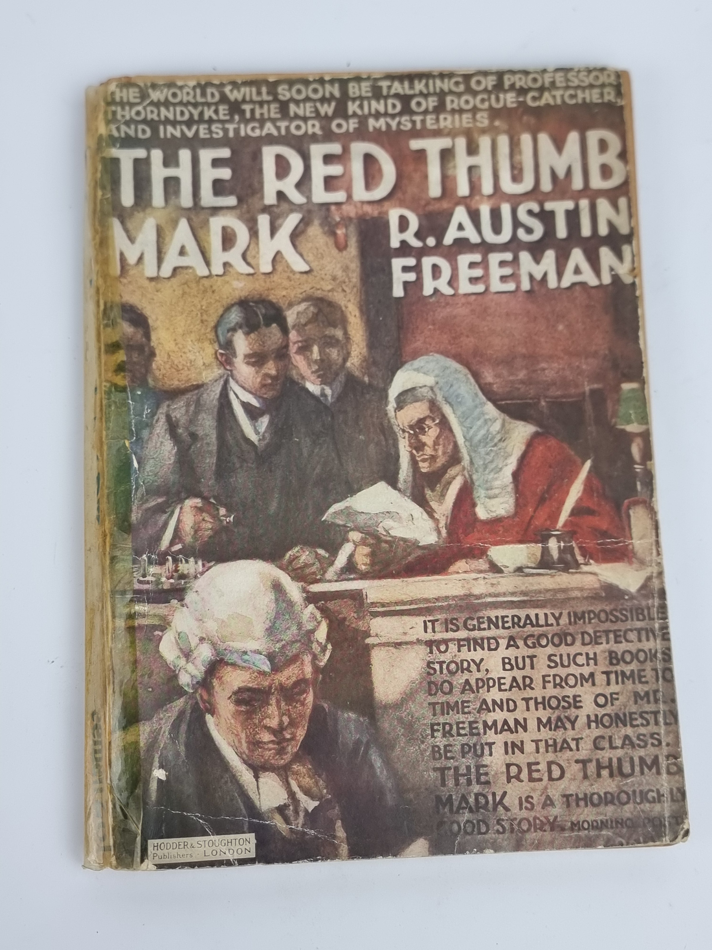 The Red Thumb Mark, R. Austin Freeman — 1st UK Paperback Edition