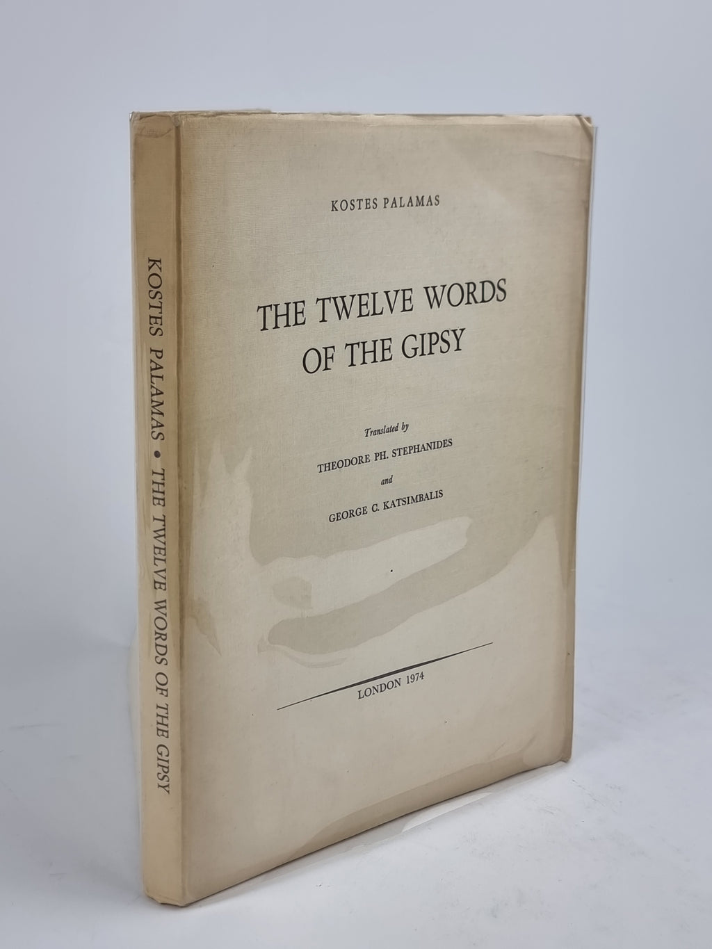 The Twelve Words of the Gipsy, Kostes Palamas — 1st Edition