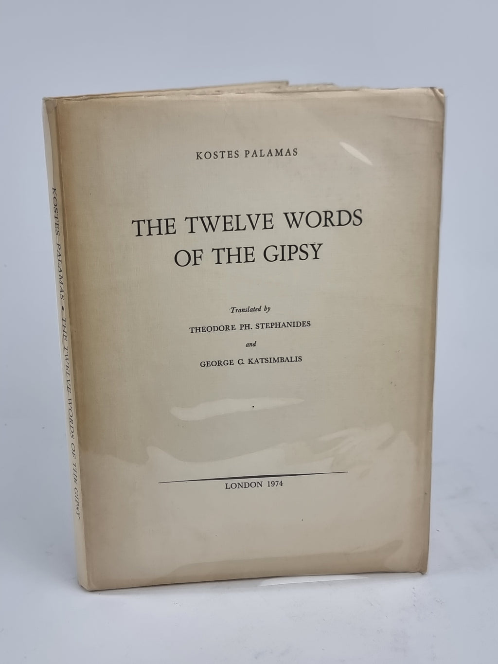 The Twelve Words of the Gipsy, Kostes Palamas — 1st Edition