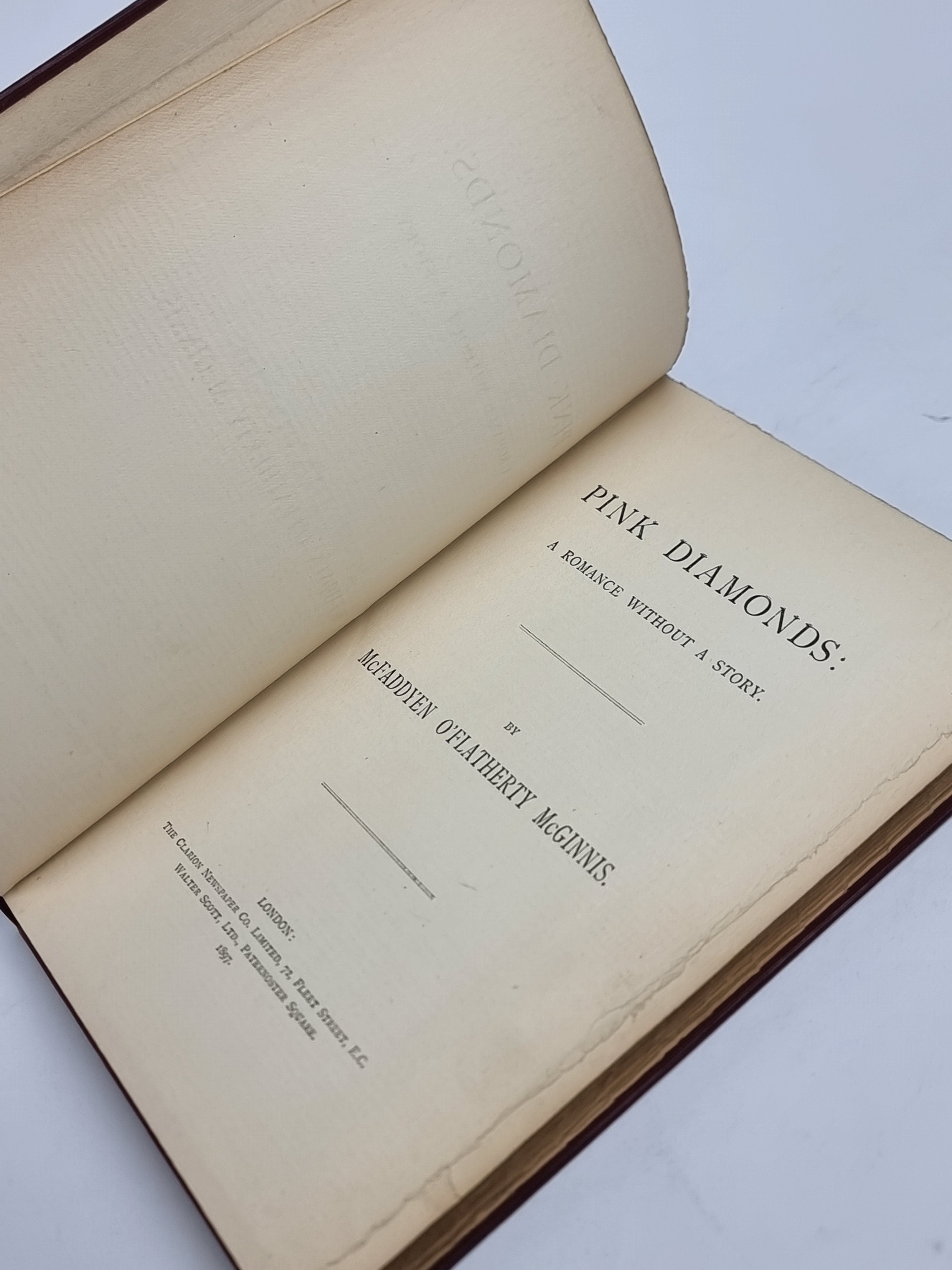 Pink Diamonds, McFaddyen O'Flatherty McGinnis — 1st Edition