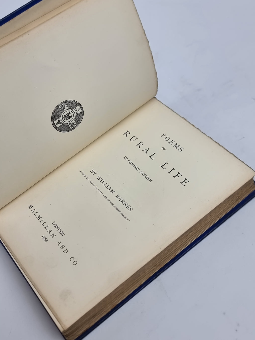 Poems of Rural Life in Common English, William Barnes — 1st Edition