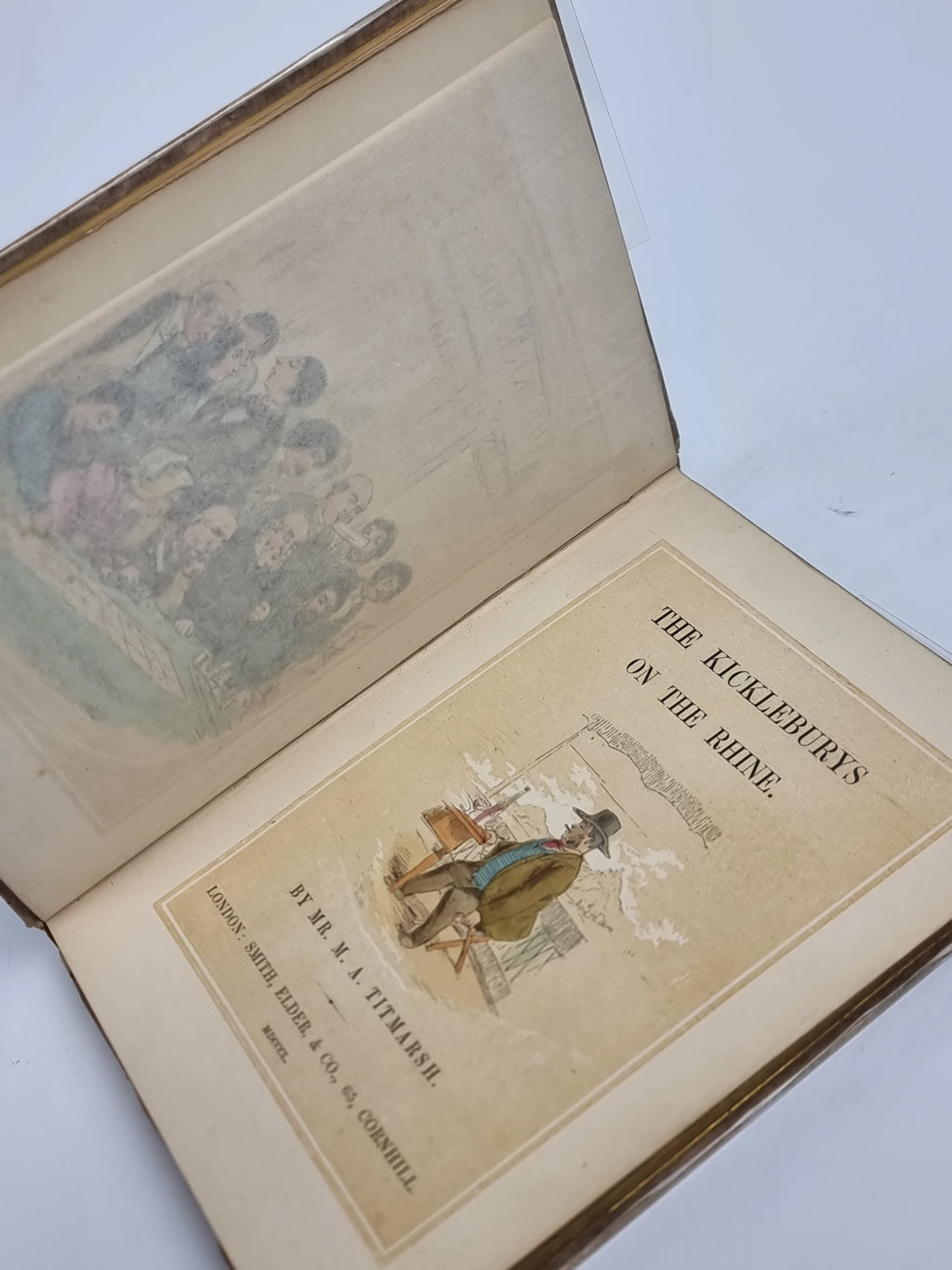 The Kickleburys on the Rhine, Mr. M. A. Titmarsh — 1st Edition