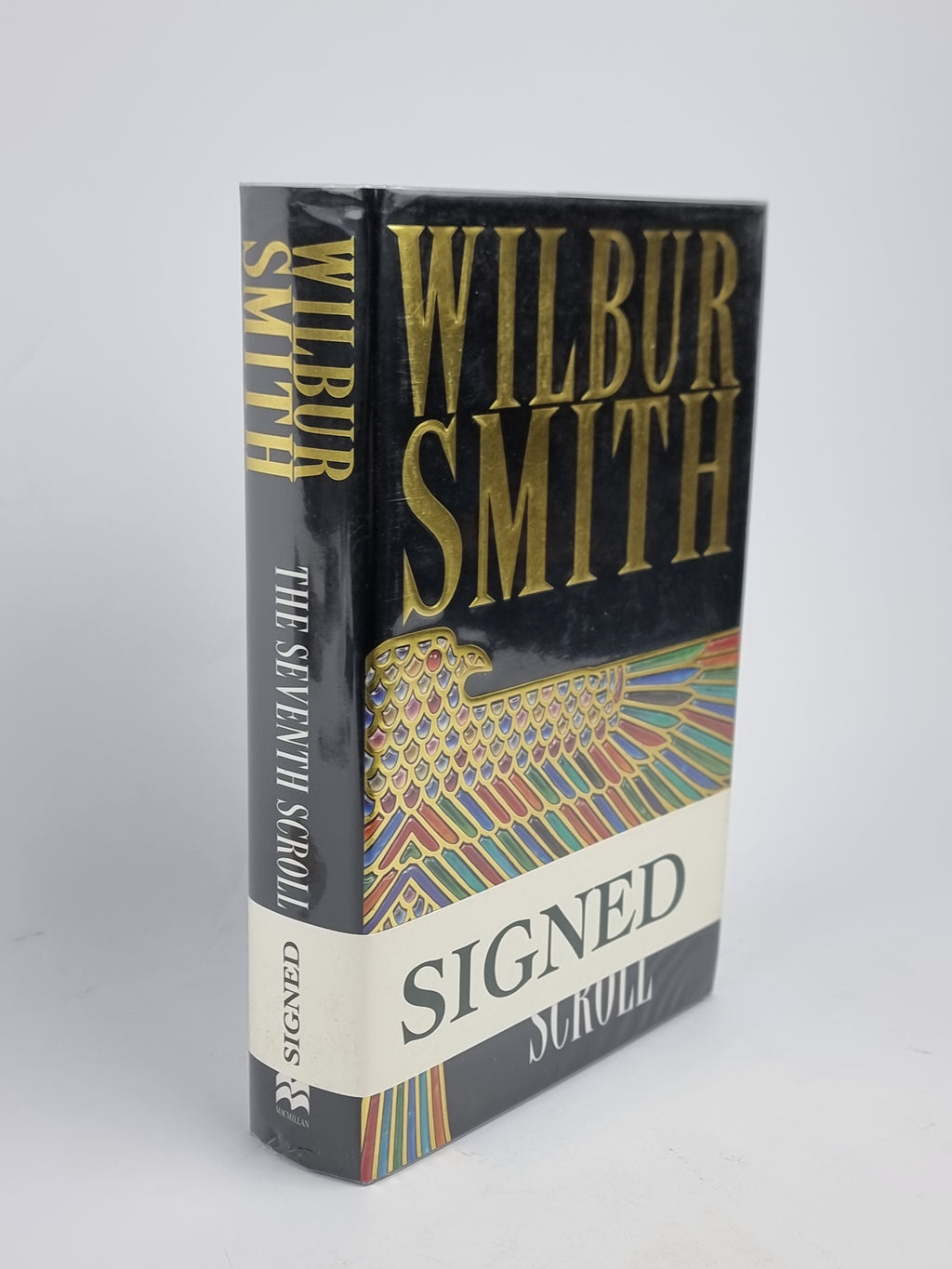 The Seventh Scroll, Wilbur Smith — 1st Edition, Signed