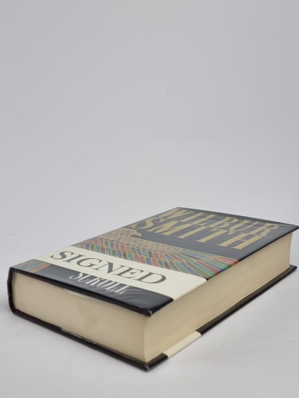 The Seventh Scroll, Wilbur Smith — 1st Edition, Signed
