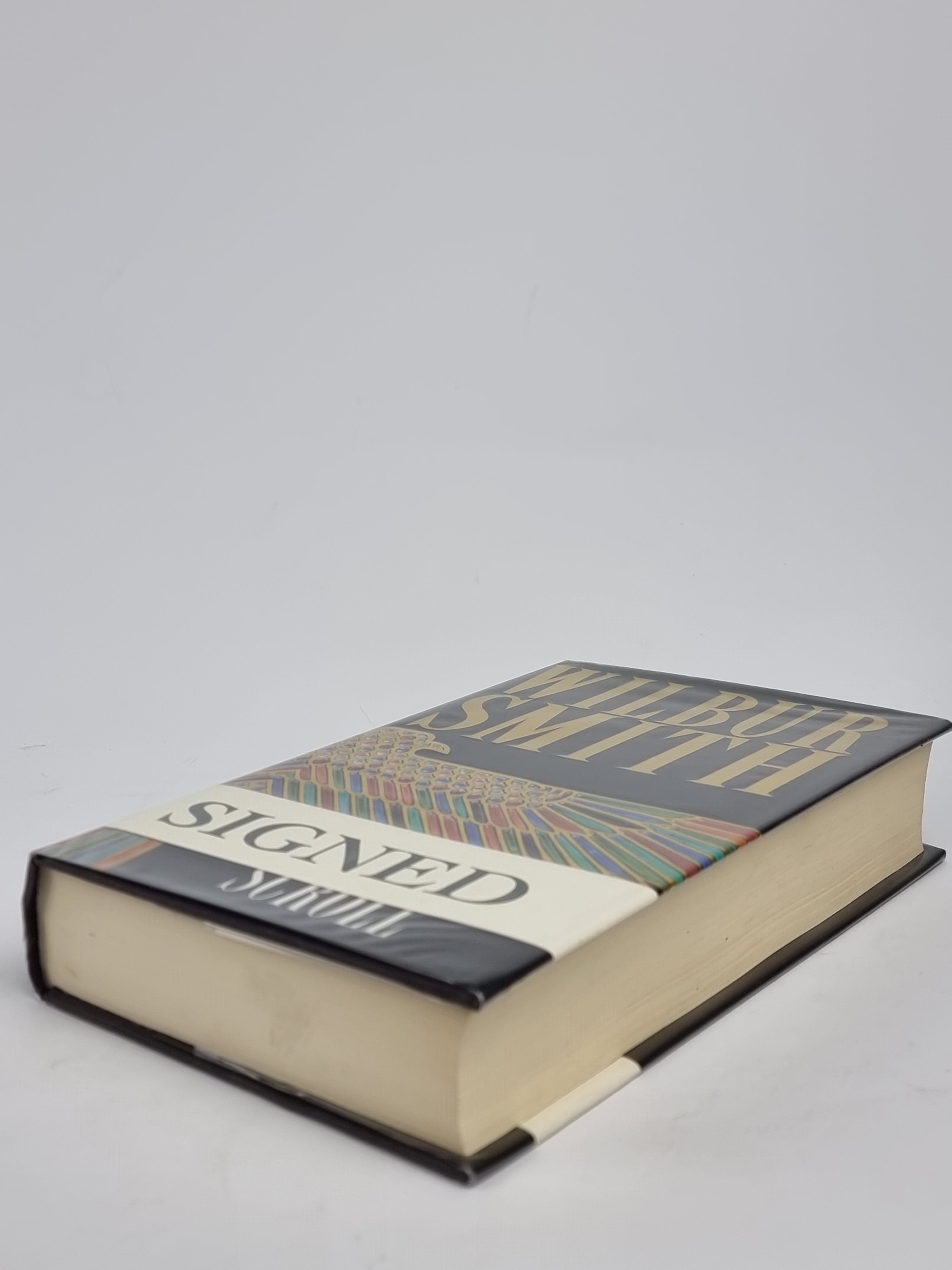 The Seventh Scroll, Wilbur Smith — 1st Edition, Signed