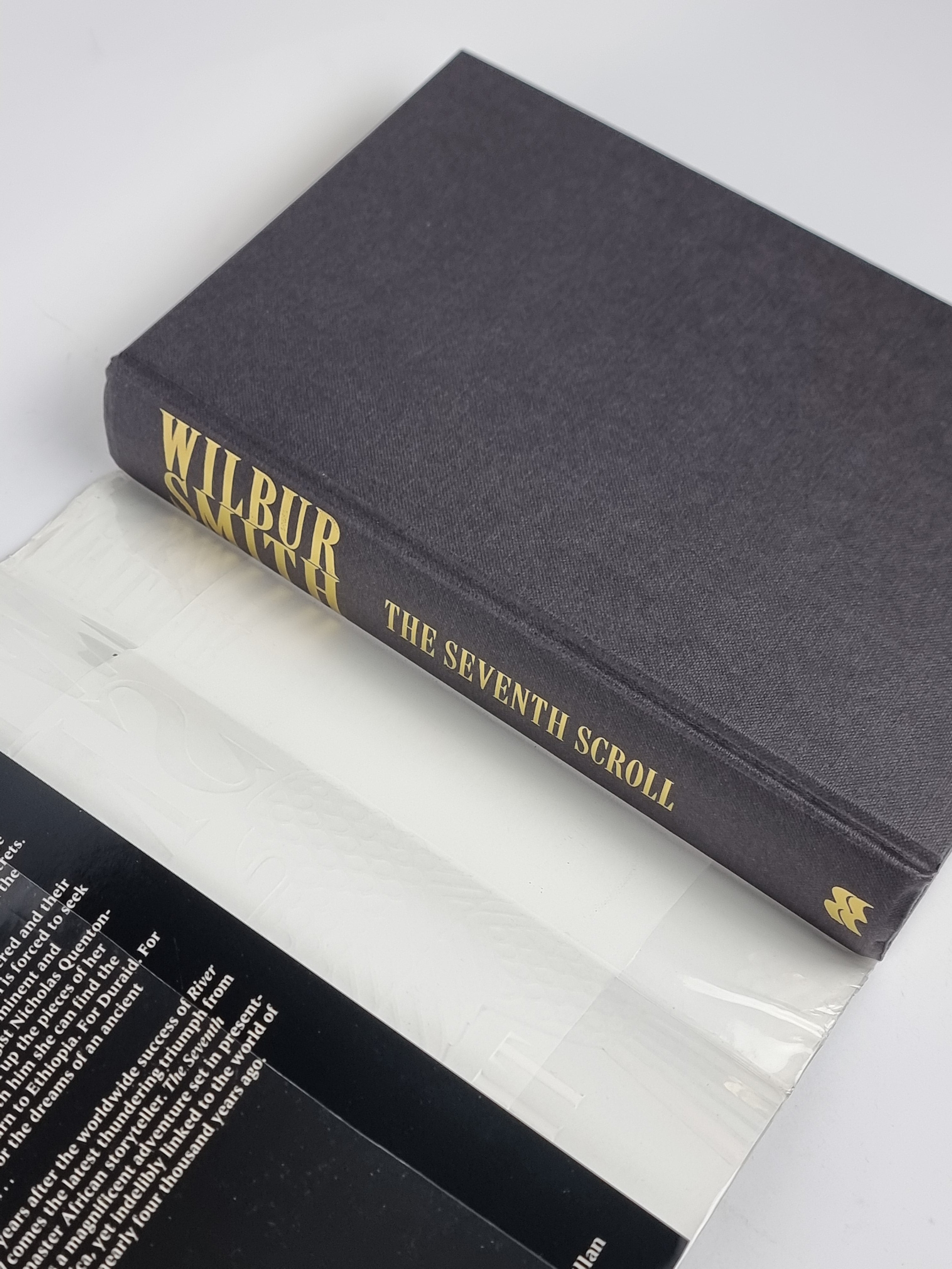 The Seventh Scroll, Wilbur Smith — 1st Edition, Signed