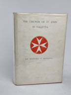 The Church of St. John in Valletta, Sir Hannibal P. Scicluna — 1st Ed, Signed