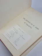The Church of St. John in Valletta, Sir Hannibal P. Scicluna — 1st Ed, Signed