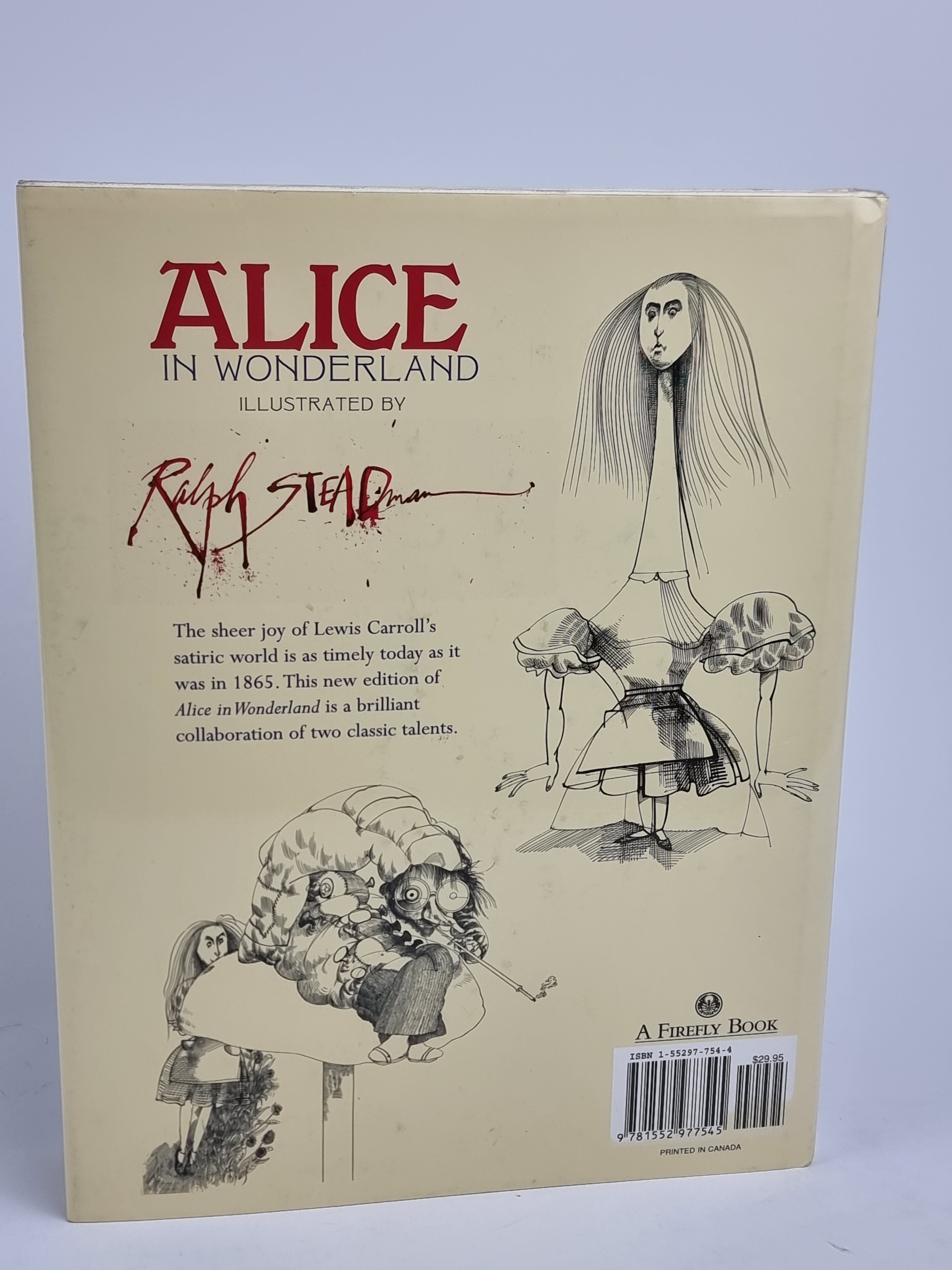 Alice in Wonderland, Lewis Carroll — 1st Firefly Books Edition
