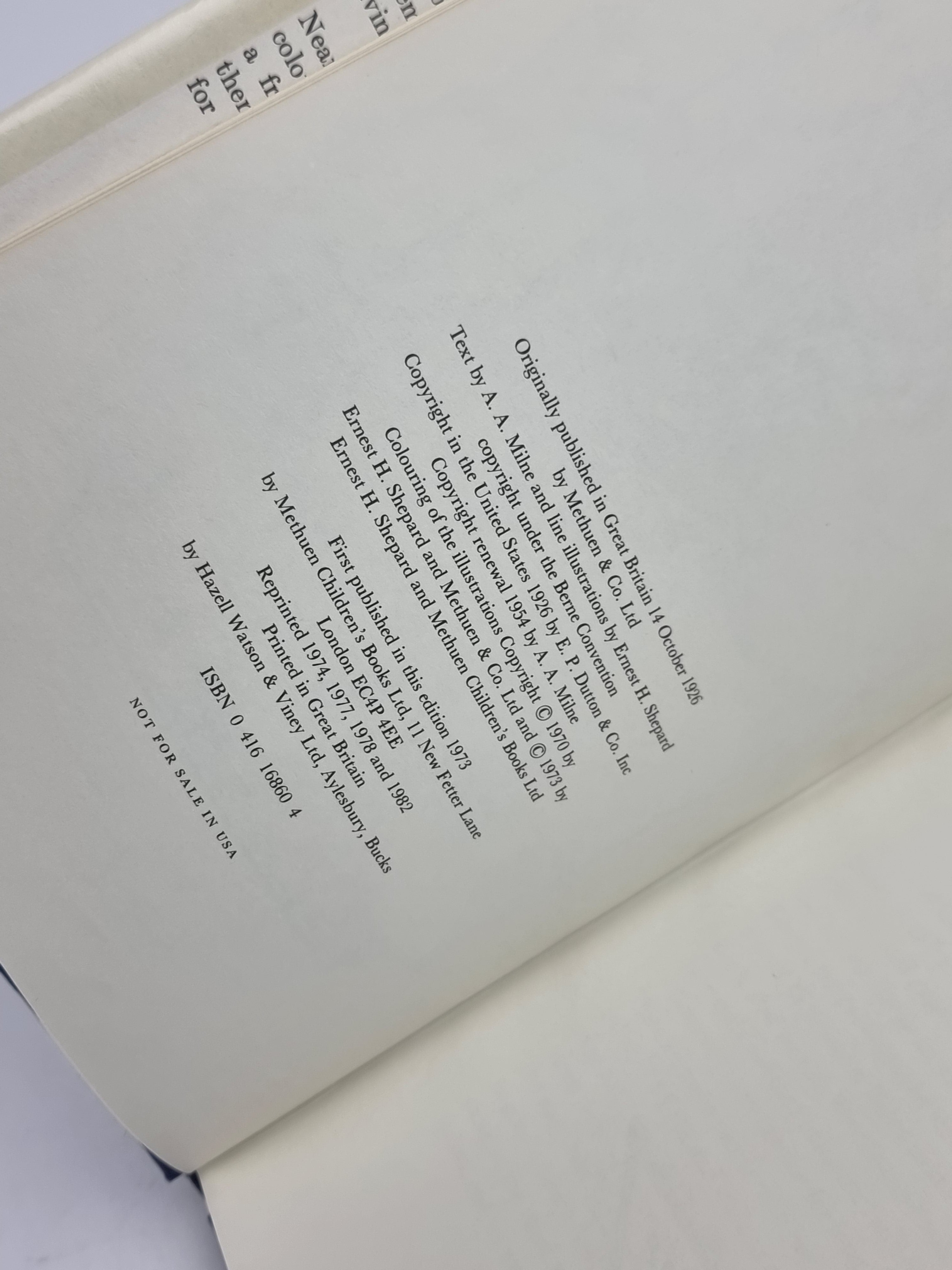 Winnie-the-Pooh, A. A. Milne — Reprint Edition
