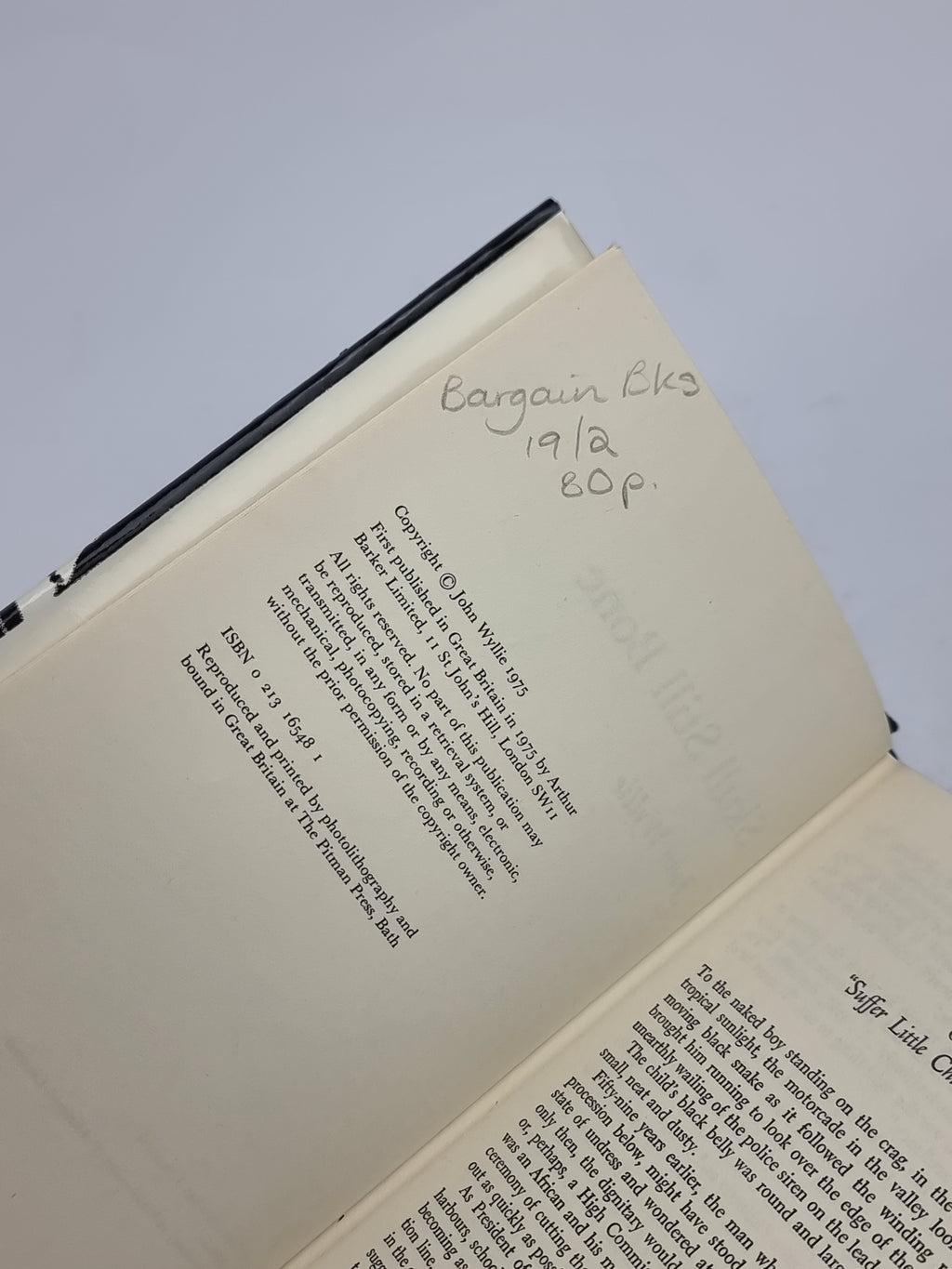 Skull Still Bone, John Wyllie — 1st Edition