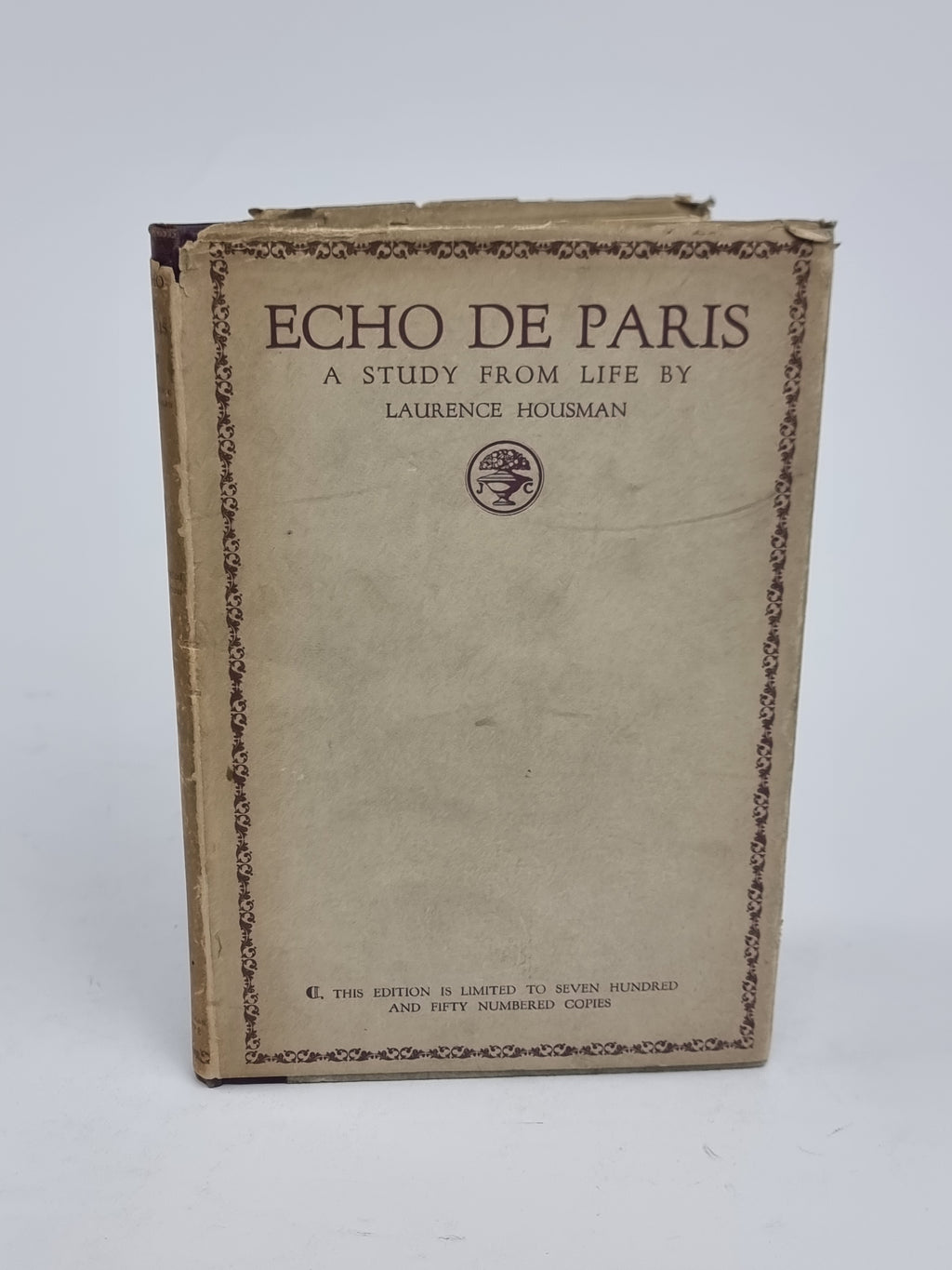 Echo de Paris, Laurence Housman — 1st Edition, Limited