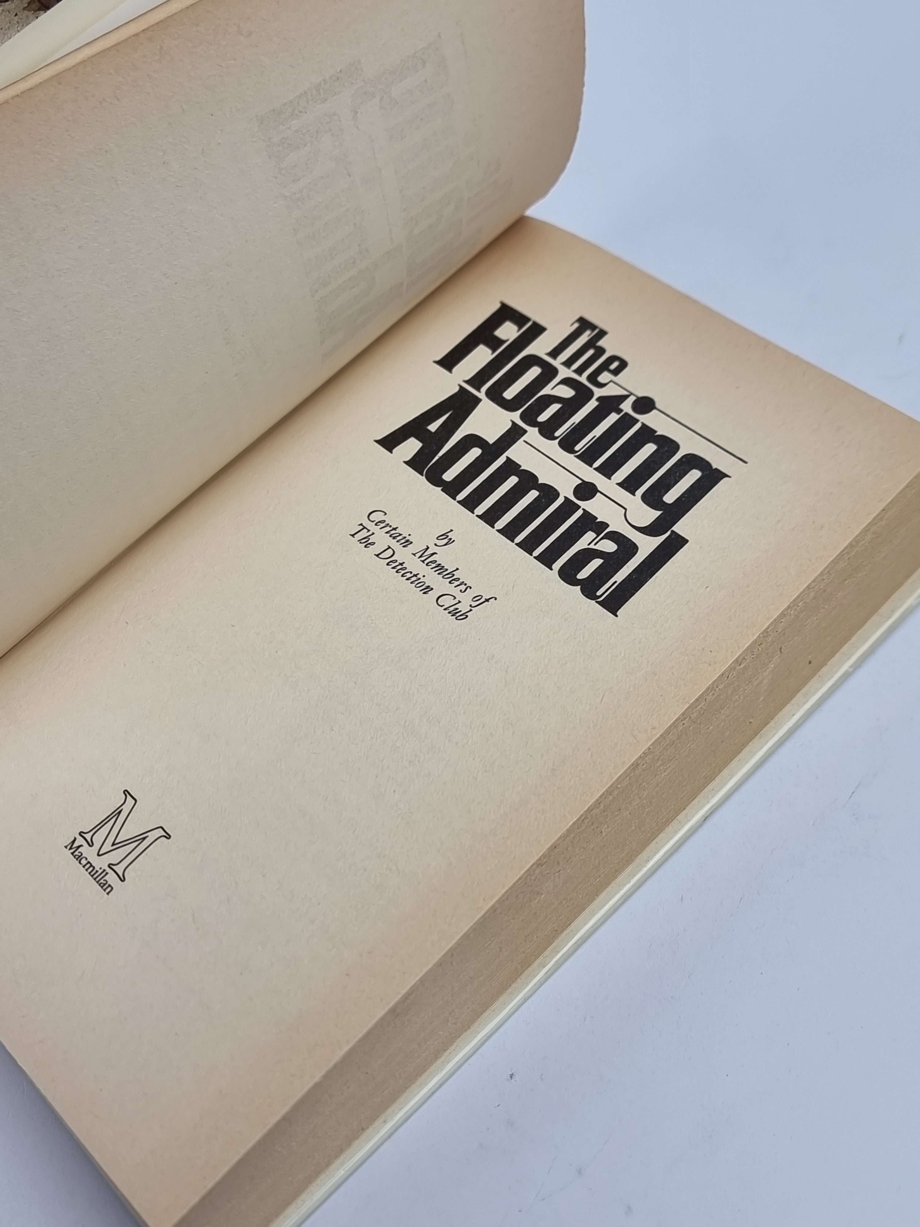 The Floating Admiral, Certain Members of the Detection Club — 1st Edition