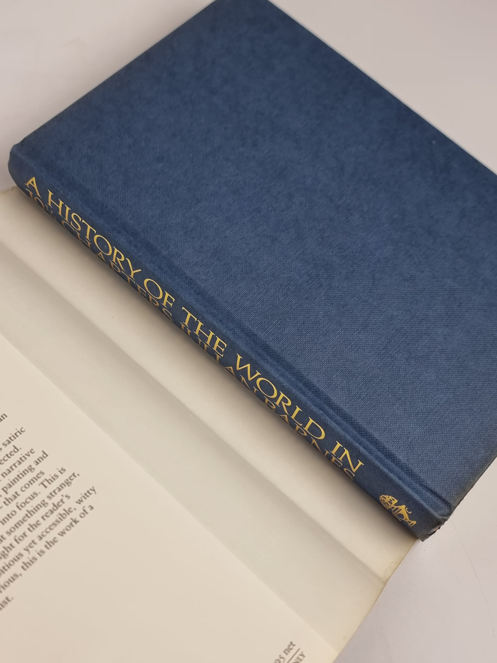 A History of the World in 10½ Chapters, Julian Barnes — 2nd Impression, Signed