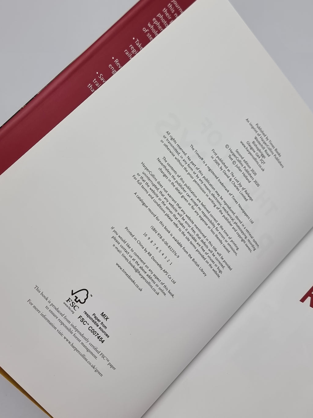 he Times: The Joy of Railways, Julian Holland — 2nd Edition