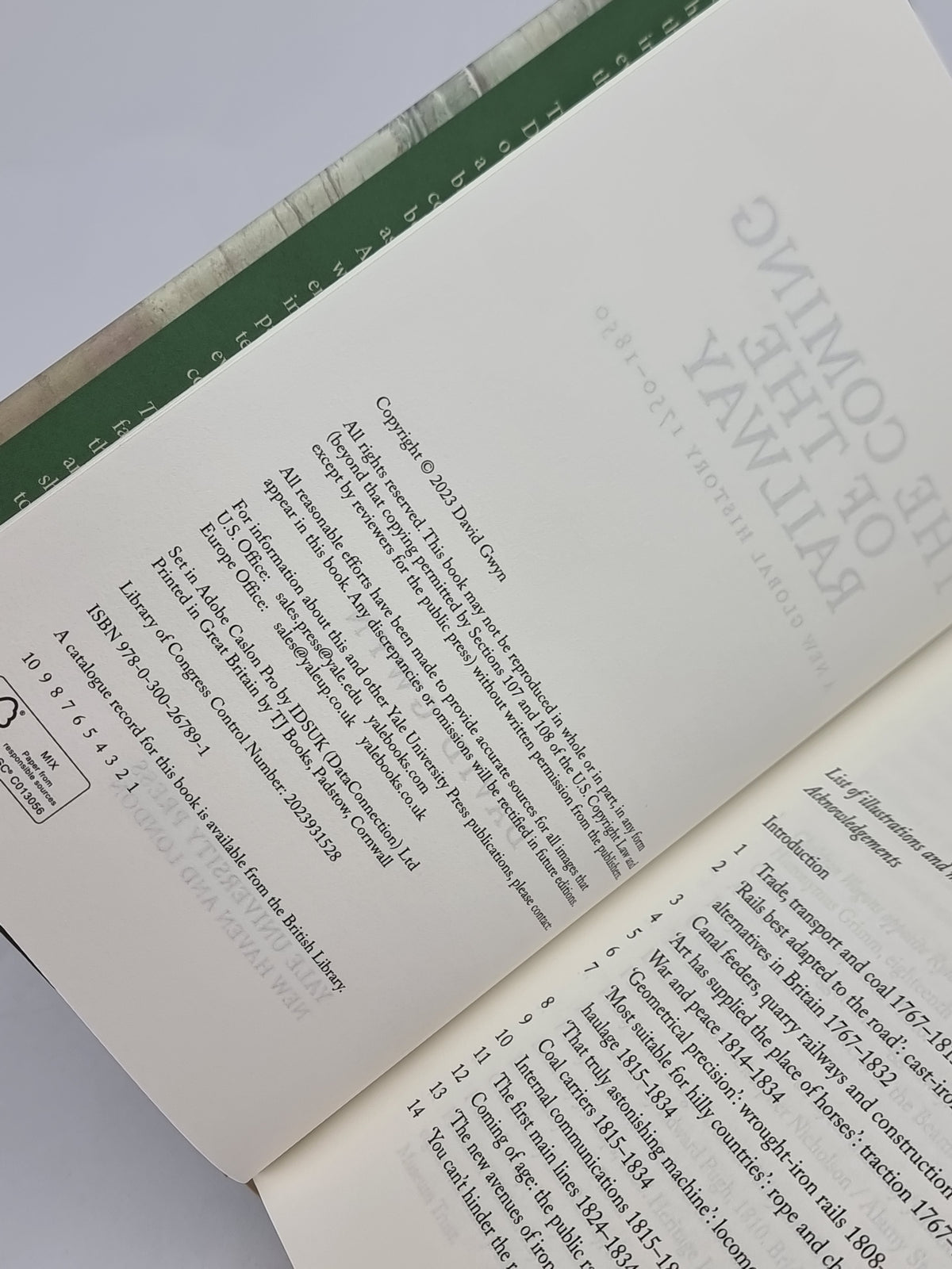 The Coming of the Railway, David Gwyn — 1st Edition