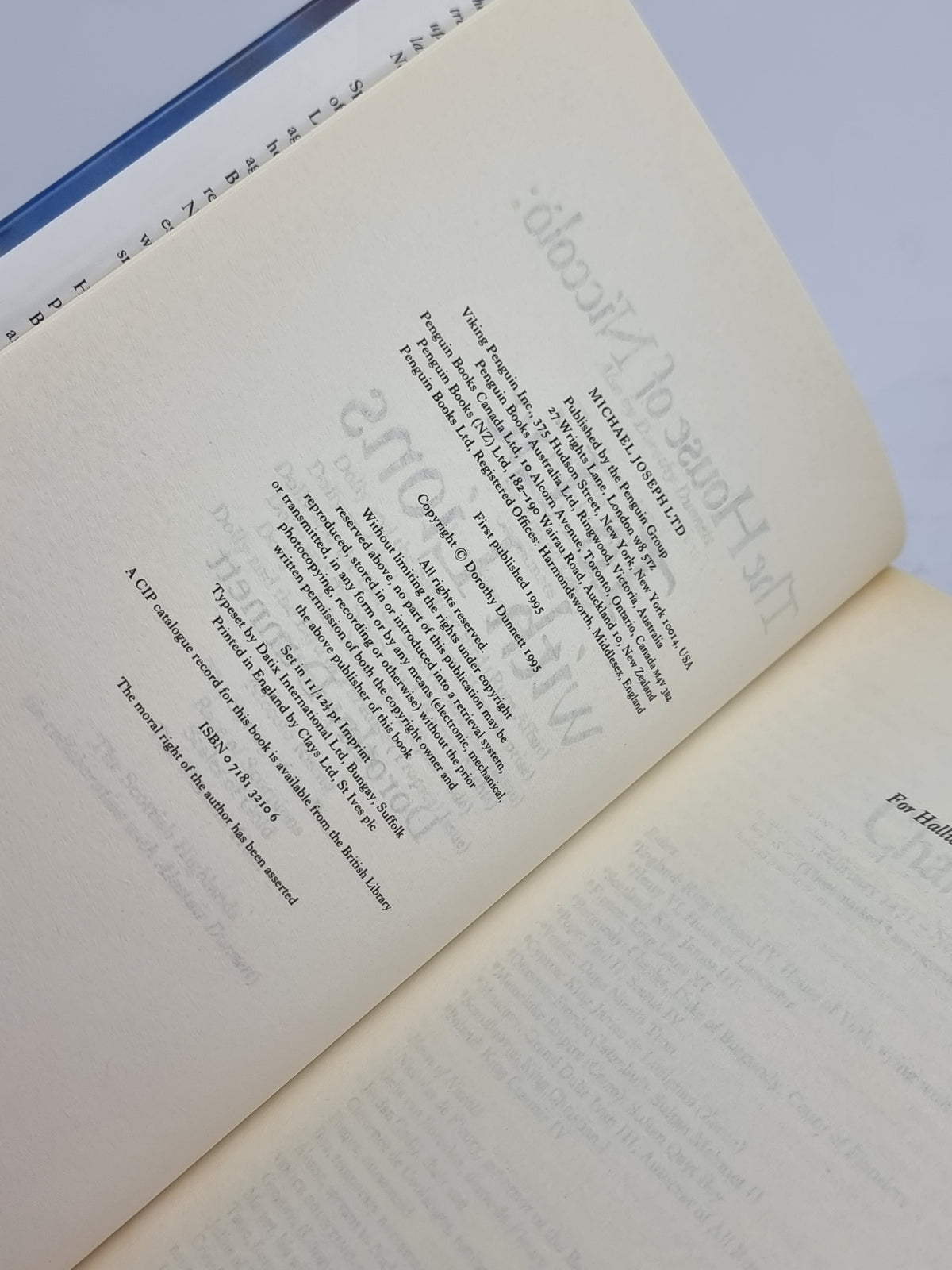 To Lie with Lions, Dorothy Dunnett — 1st Edition