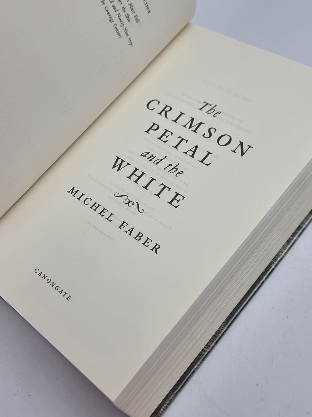 The Crimson Petal and the White, Michel Faber — 1st Edition
