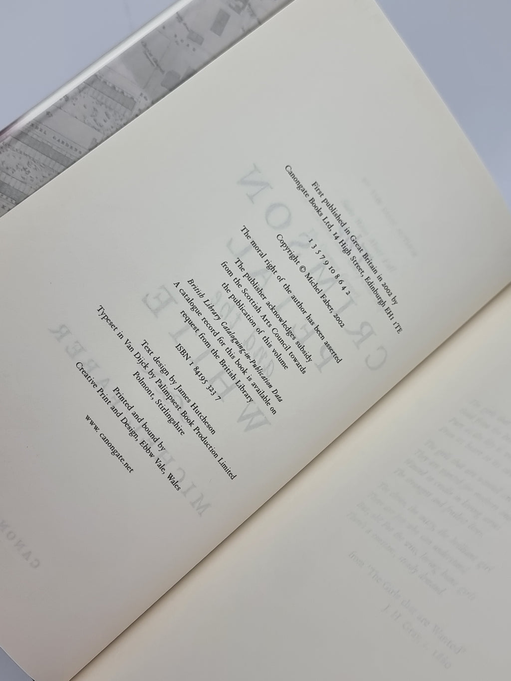 The Crimson Petal and the White, Michel Faber — 1st Edition