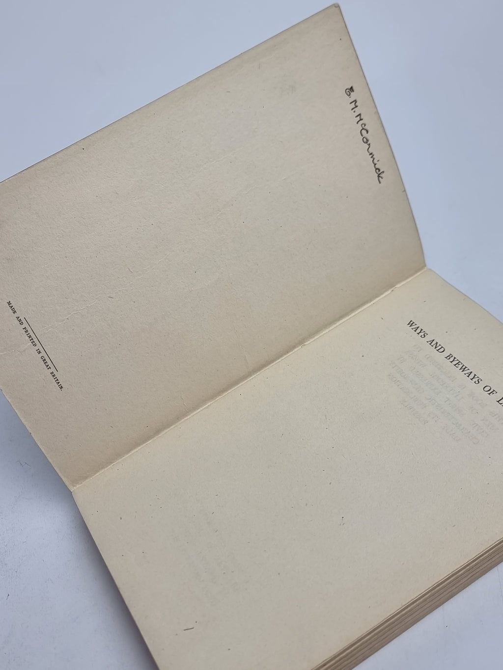Ways and Byeways of Liverpool, Michael O'Mahony — 1st Edition