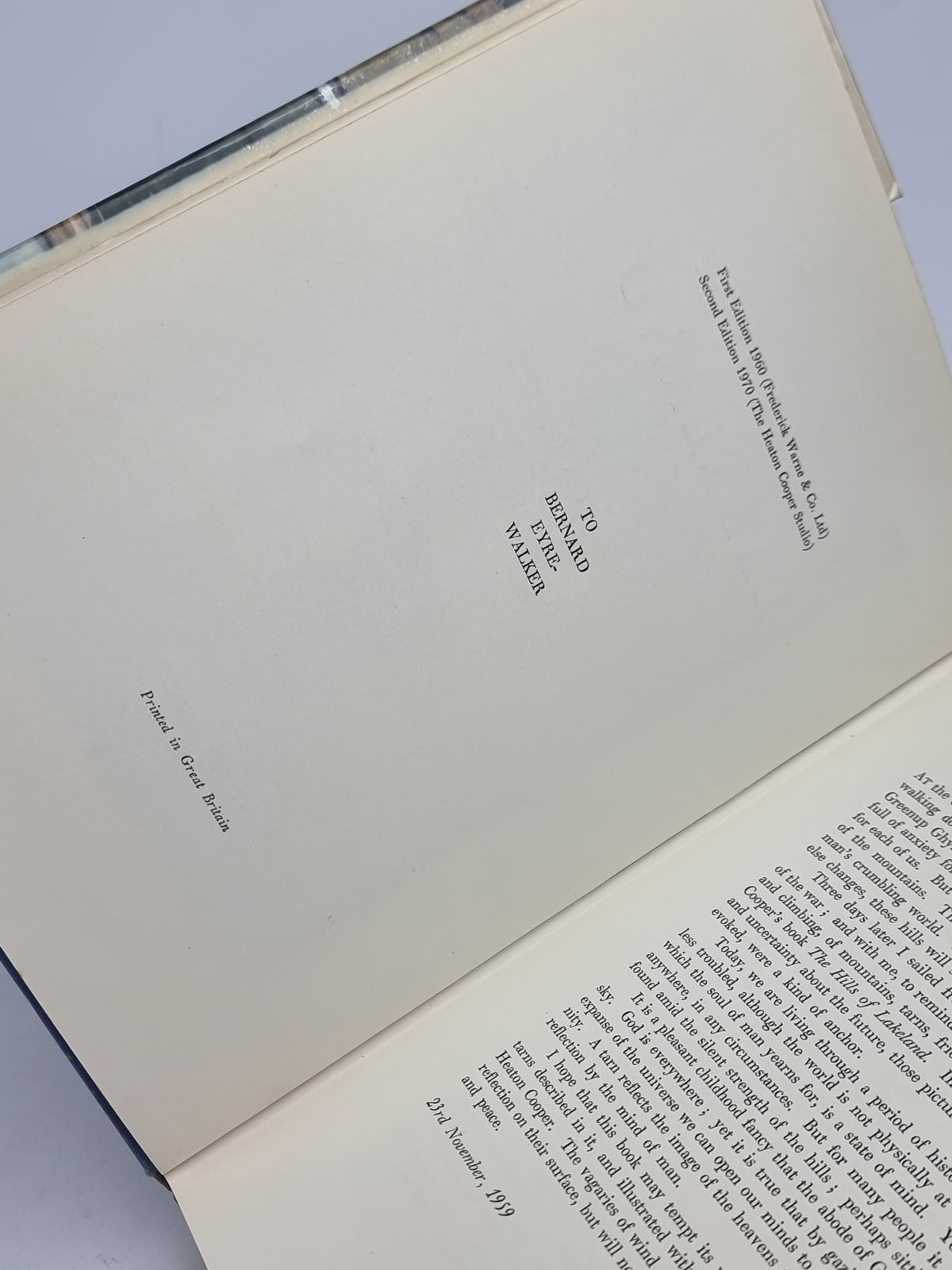 The Tarns of Lakeland, W. Heaton Cooper — 2nd Edition