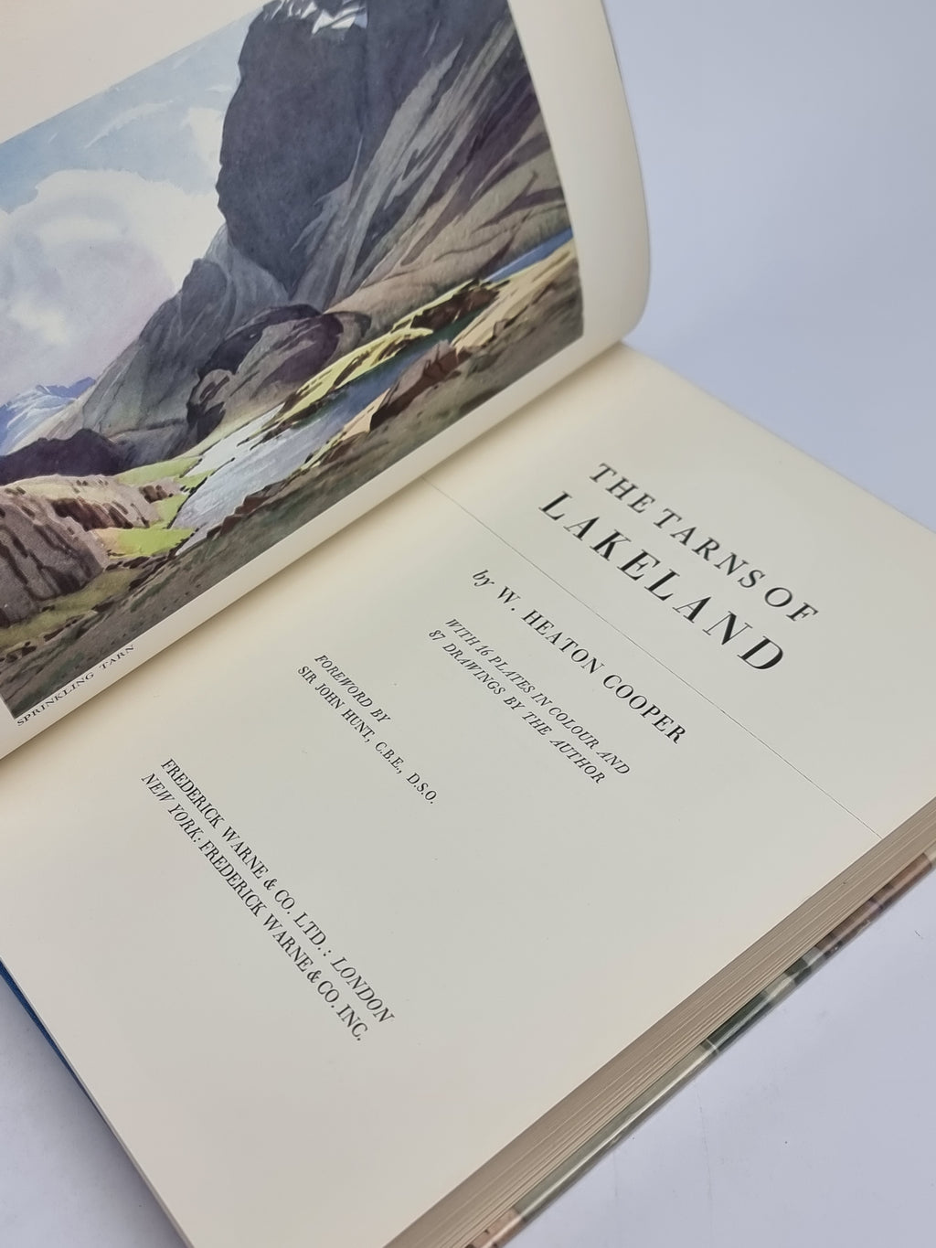 The Tarns of Lakeland, W. Heaton Cooper — 1st Edition, Signed